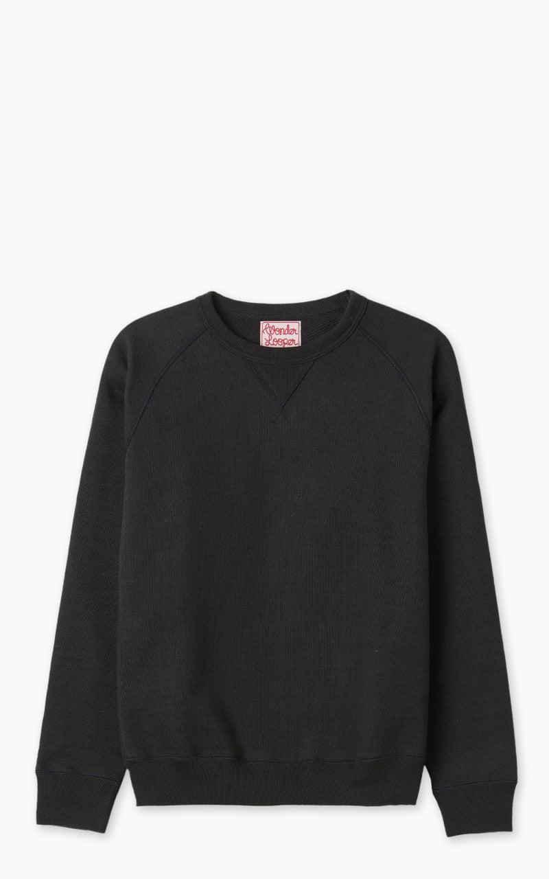 Crewneck Double Heavyweight French Terry Sumi Black