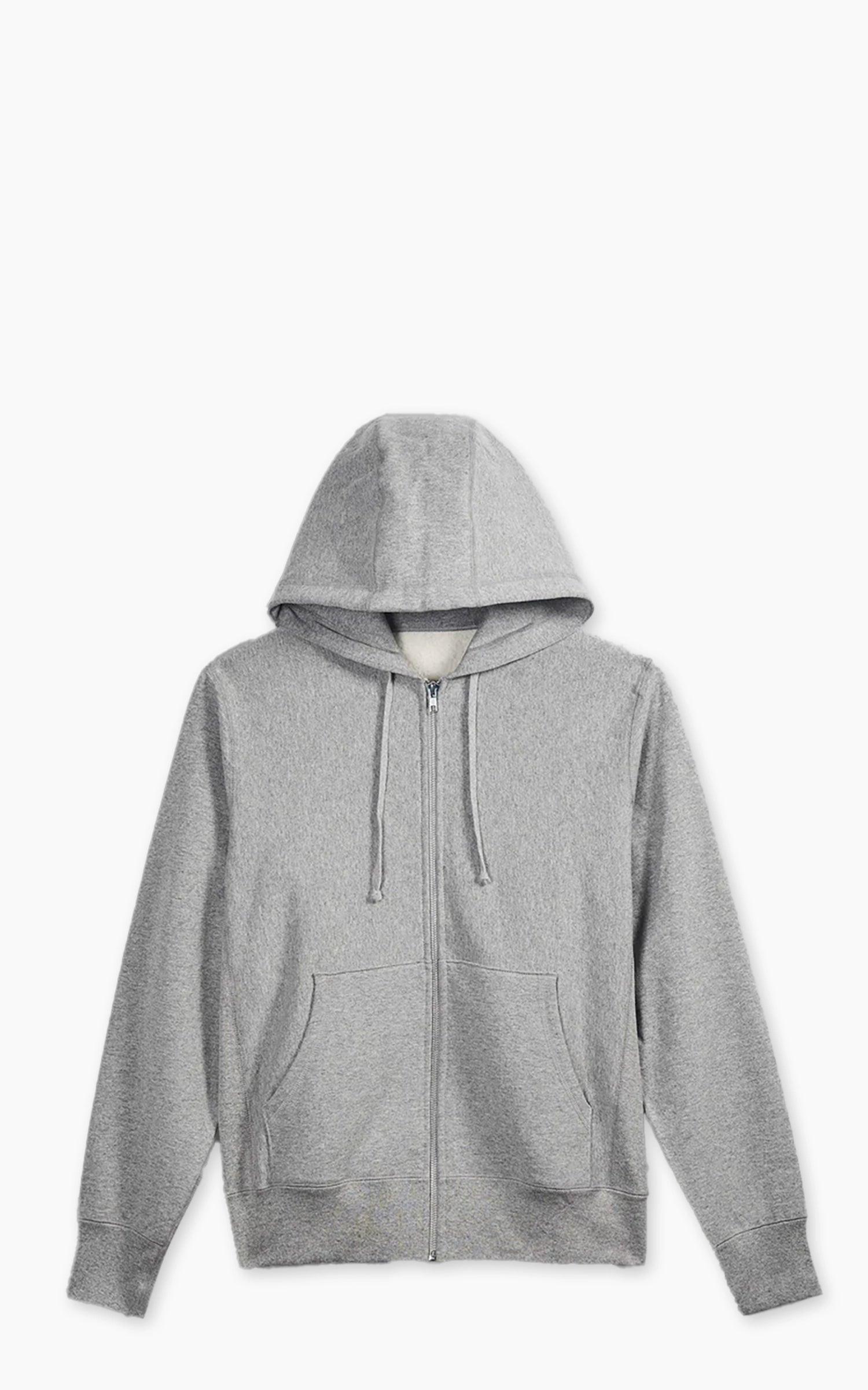 Heavyweight Zip Hooded Sweatshirt Heather Grey