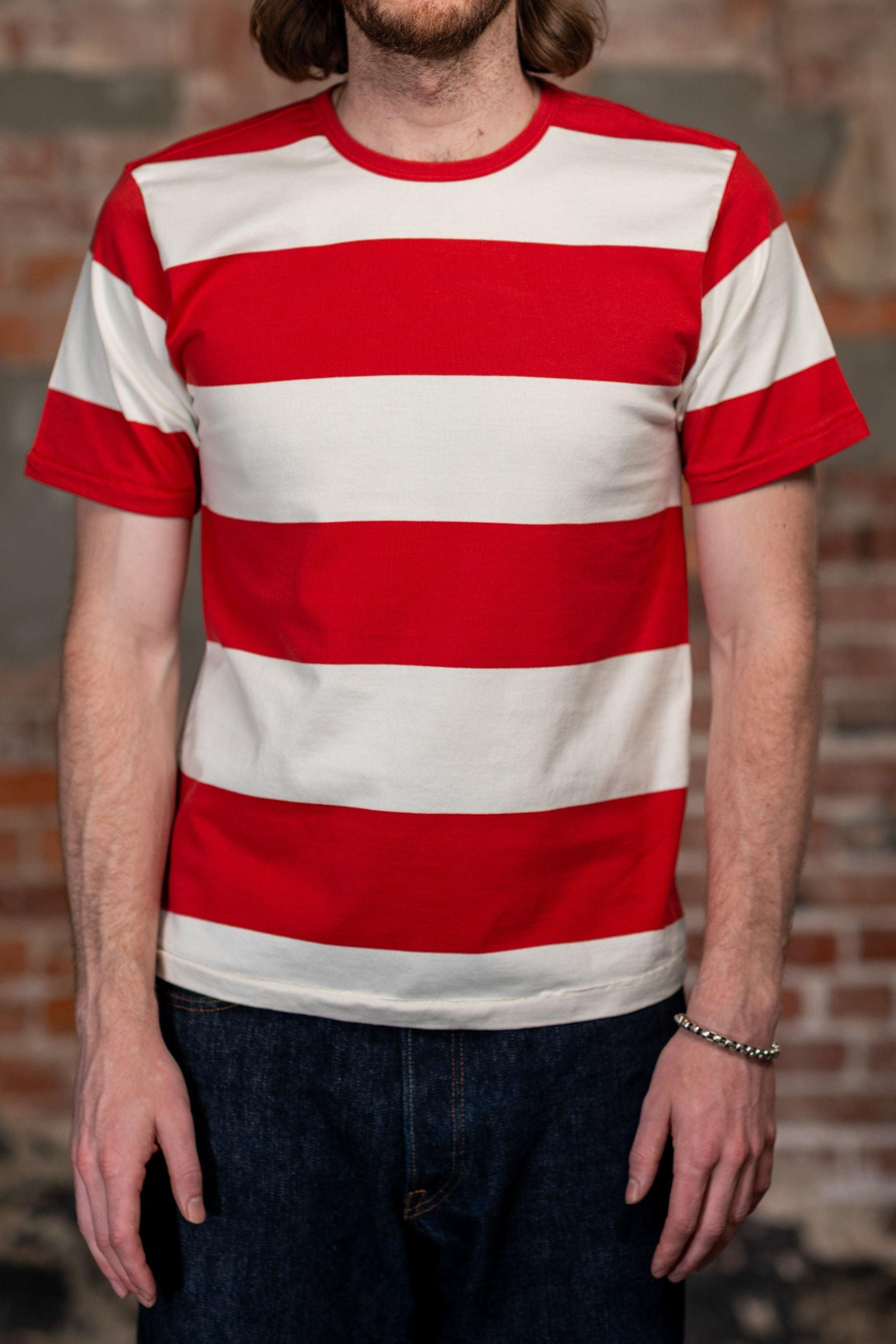 Mooch Tee - Red Stripe