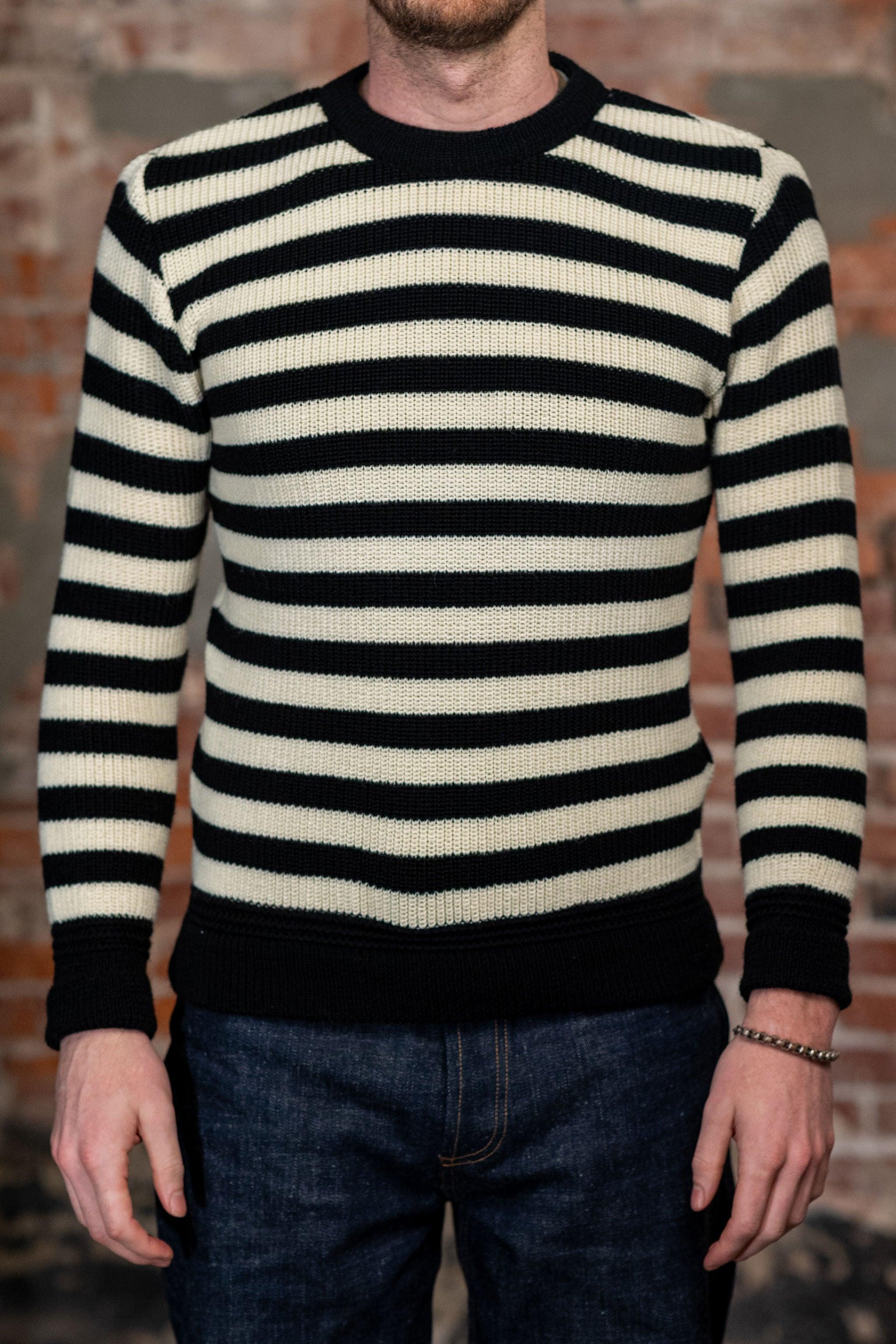Signal Sweater - Black/Seashell