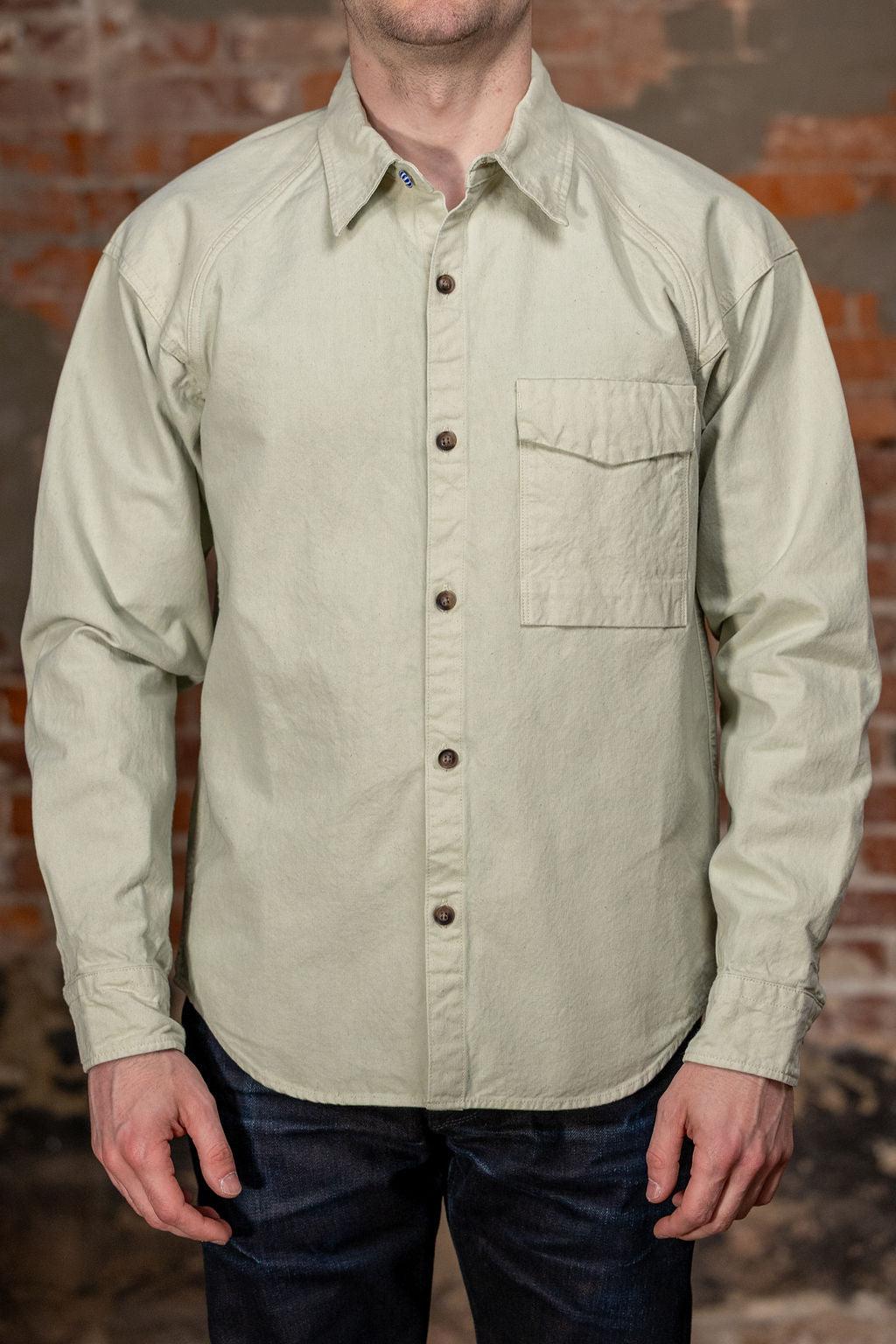 8oz Canvas Raglan Shirt - Matcha