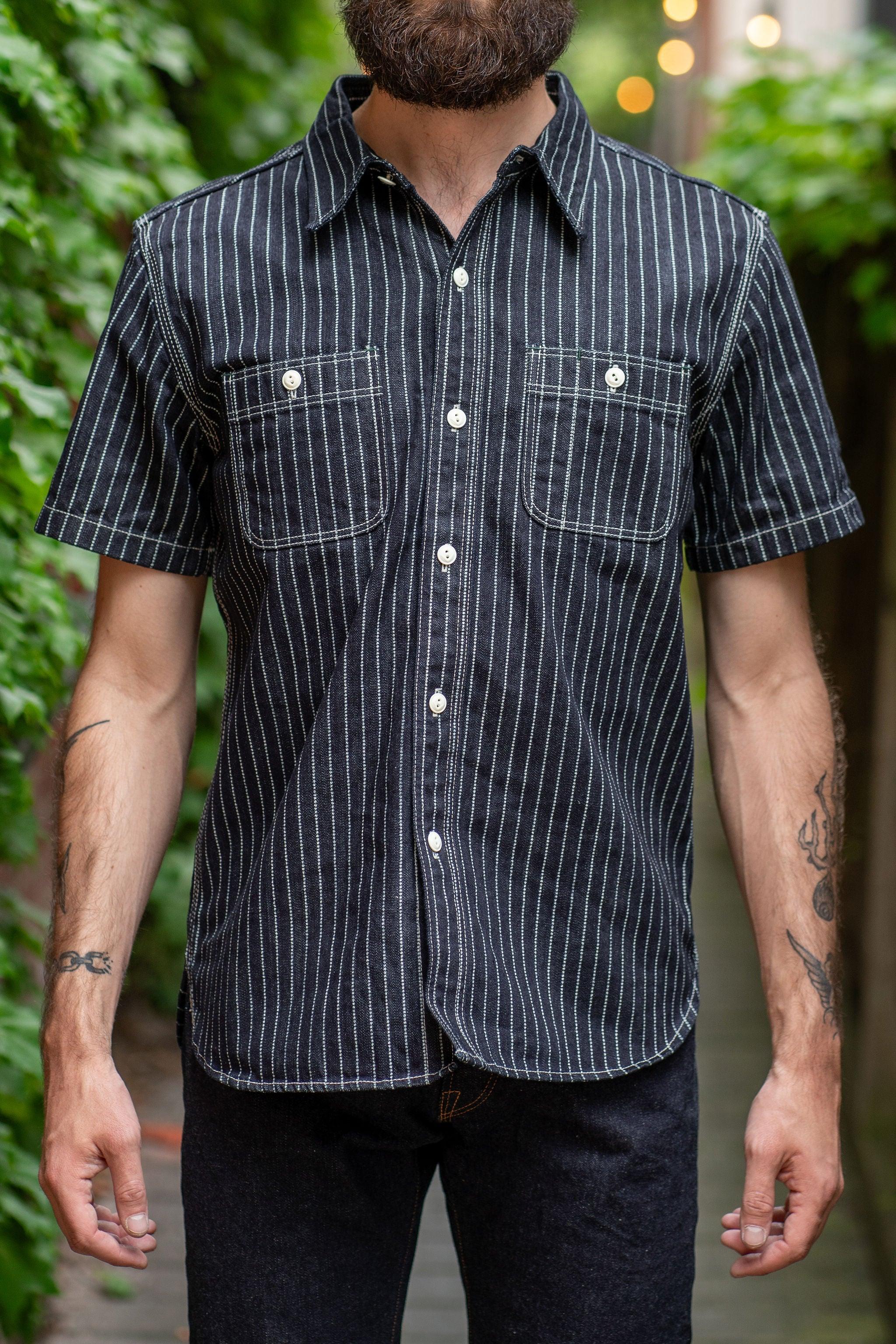 FN-SDK-702S - 10oz Wabash Denim Work Shirt S/S