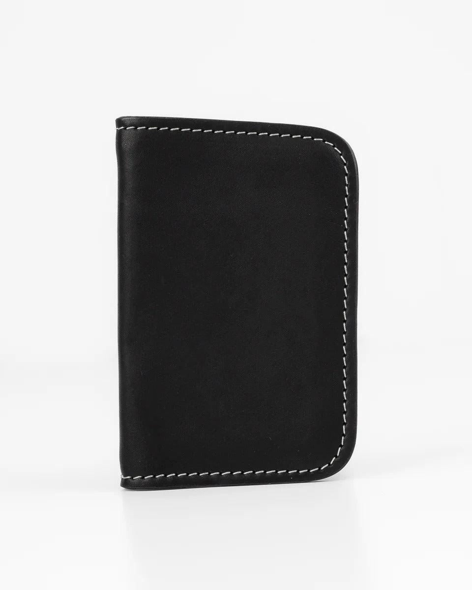 Brave Horsehide Mid Wallet - Black