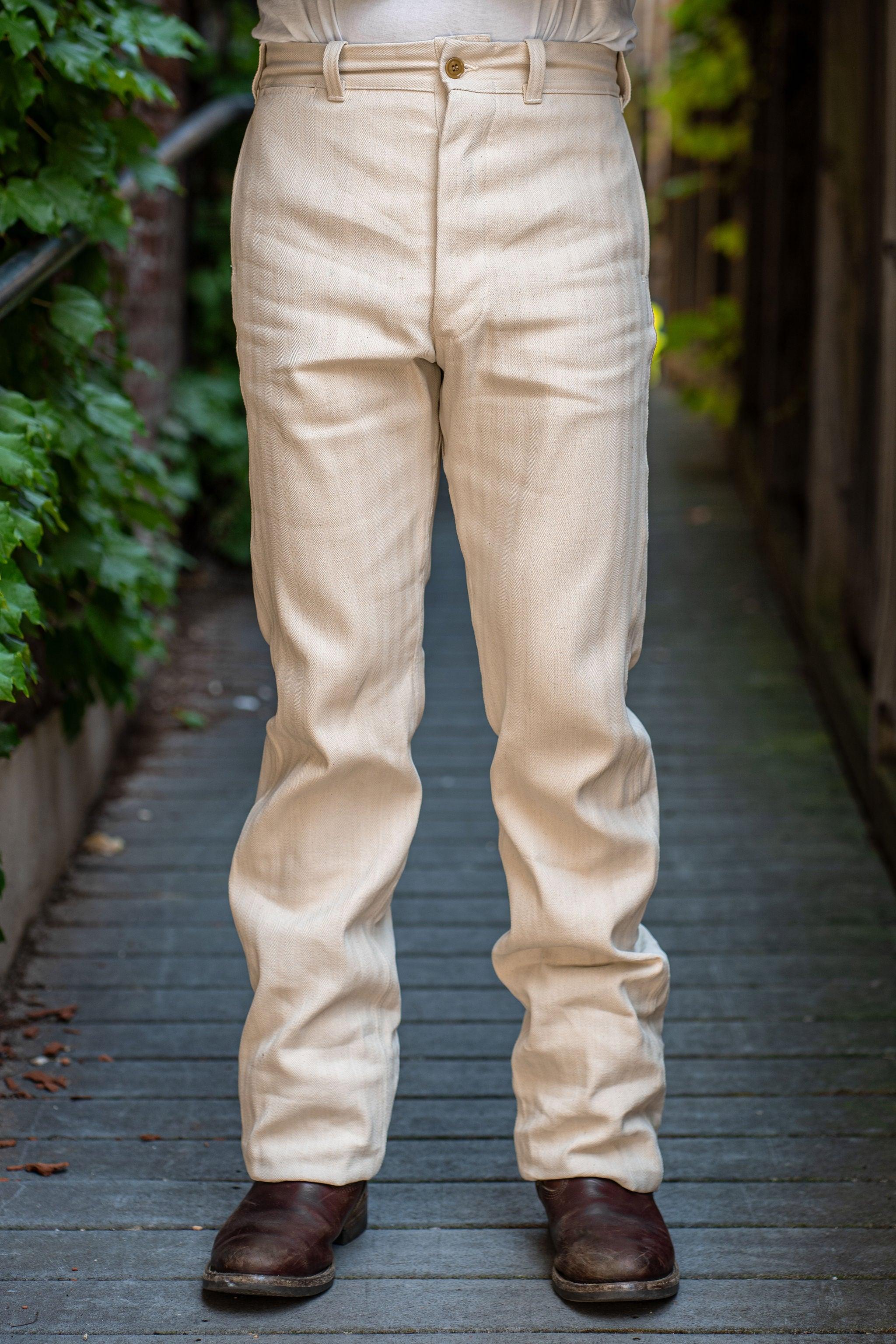 Sportman Chinos - Ivory HBT
