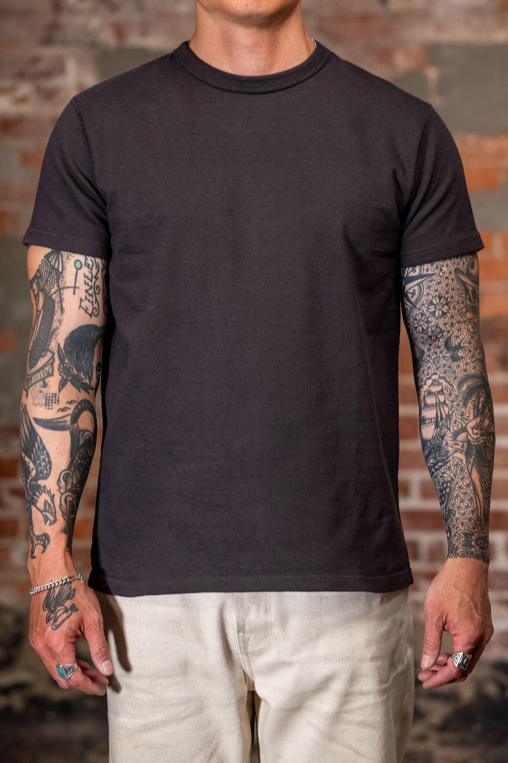 SJST-SC01 Japanese Cotton Made Crew - Kuromame