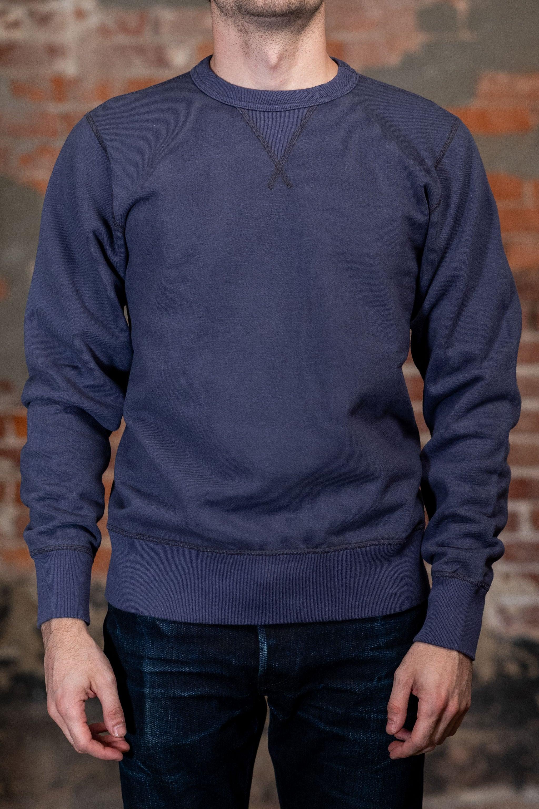 BR65622 Set-in Crew Neck Sweatshirt - Navy