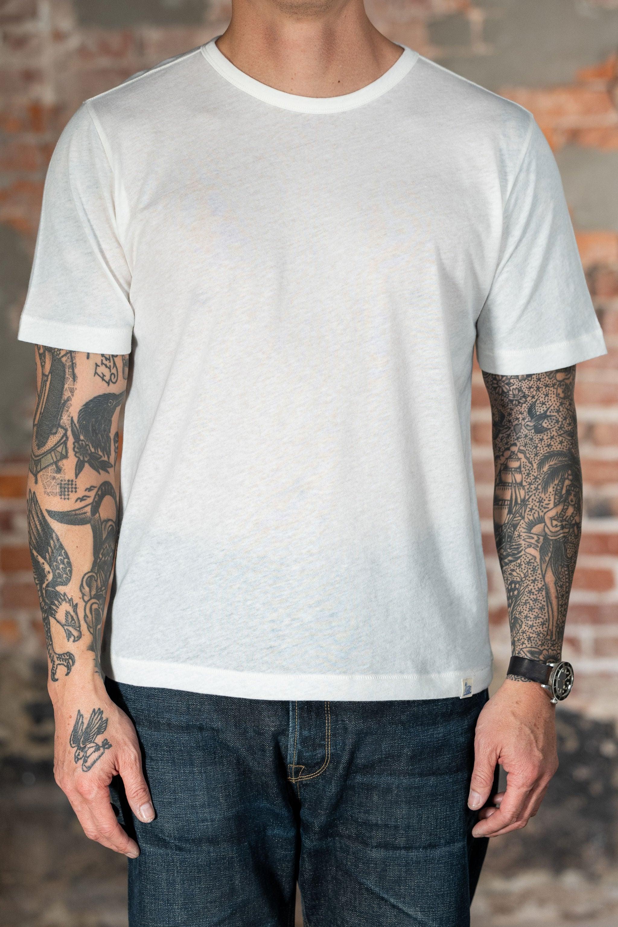 CASHTEE01 Premium Cotton-Cashmere T-Shirt - Nature