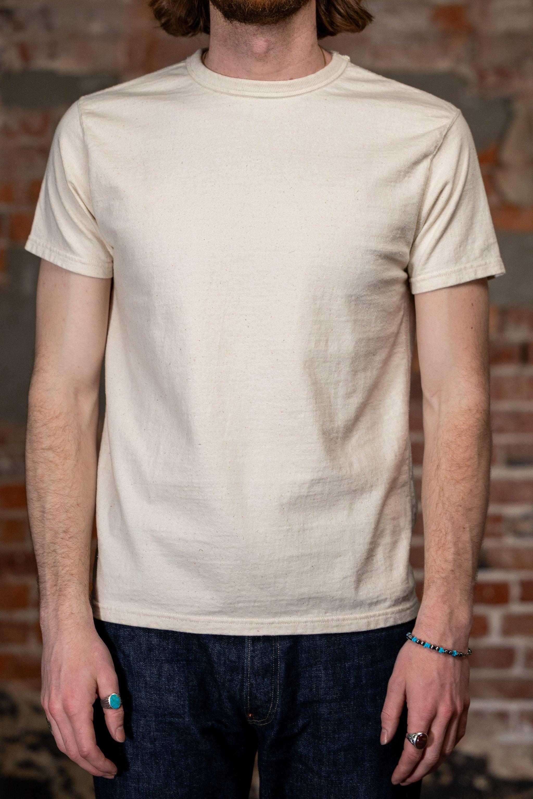 SJST-SC01 Japanese Cotton Made Crew - Natural