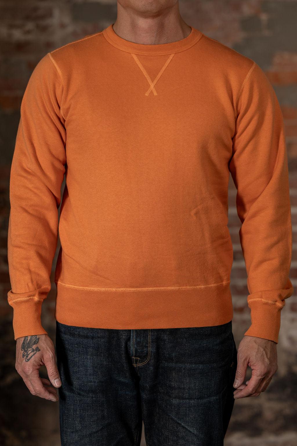 BR65622 Set-in Crew Neck Sweatshirt - Orange