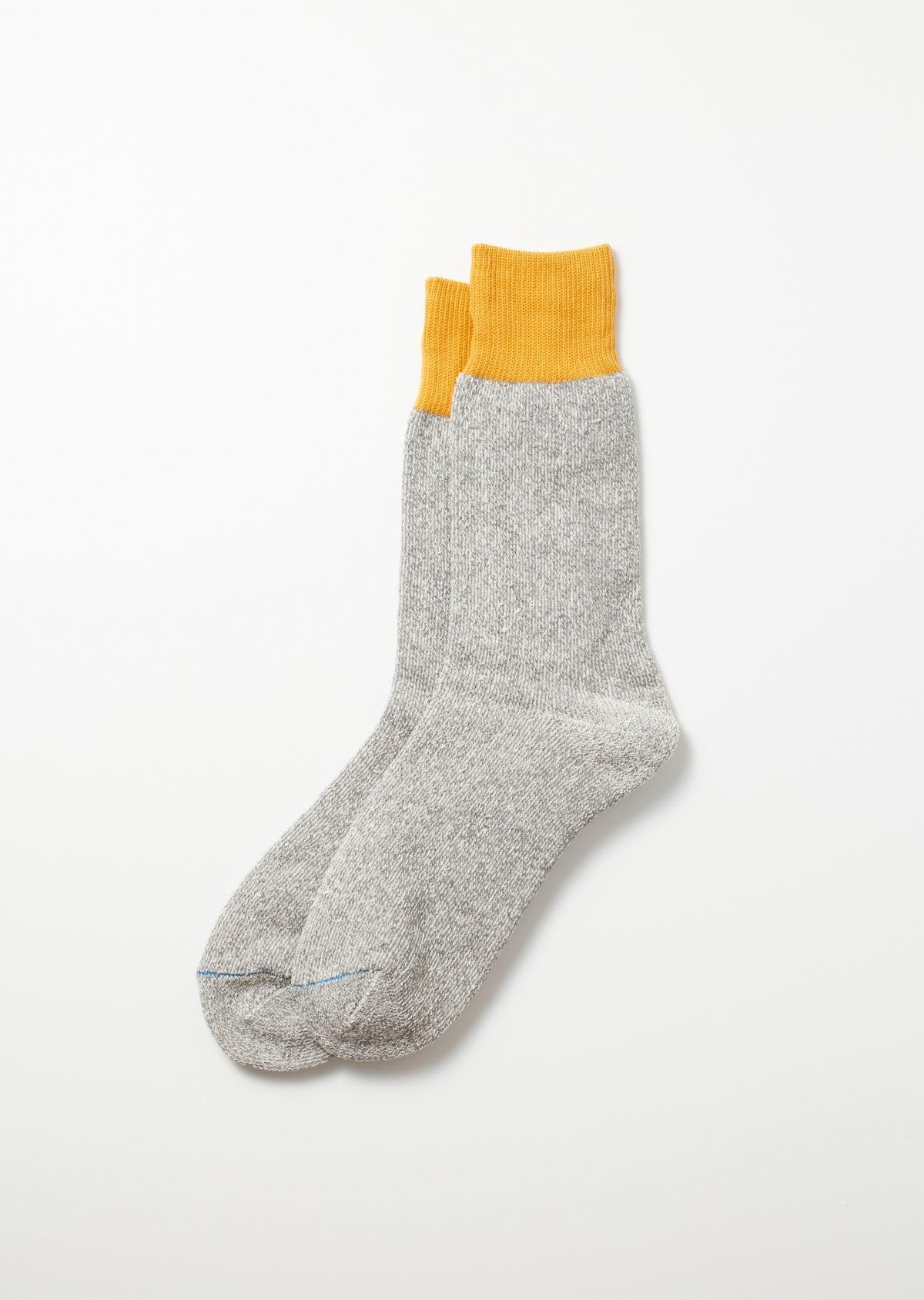 R1515 Double Face Crew - Dark Yellow/Grey