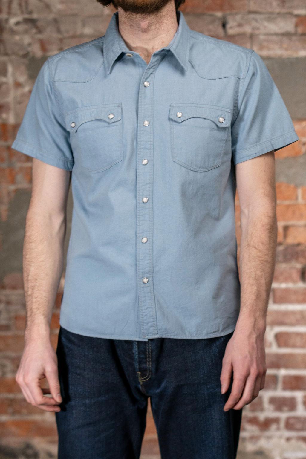 Modern Western S/S - Clear Blue