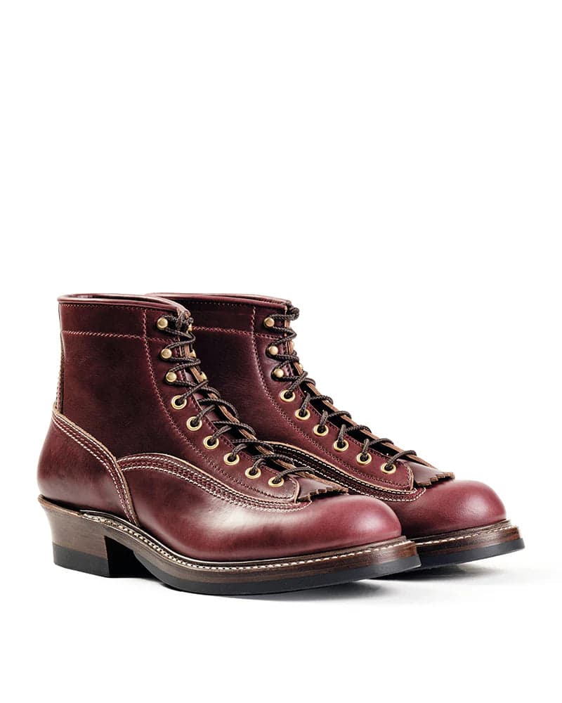 (Pre-Order FW26) John Lofgren Donkey Puncher Boots - Horween CXL Burgundy