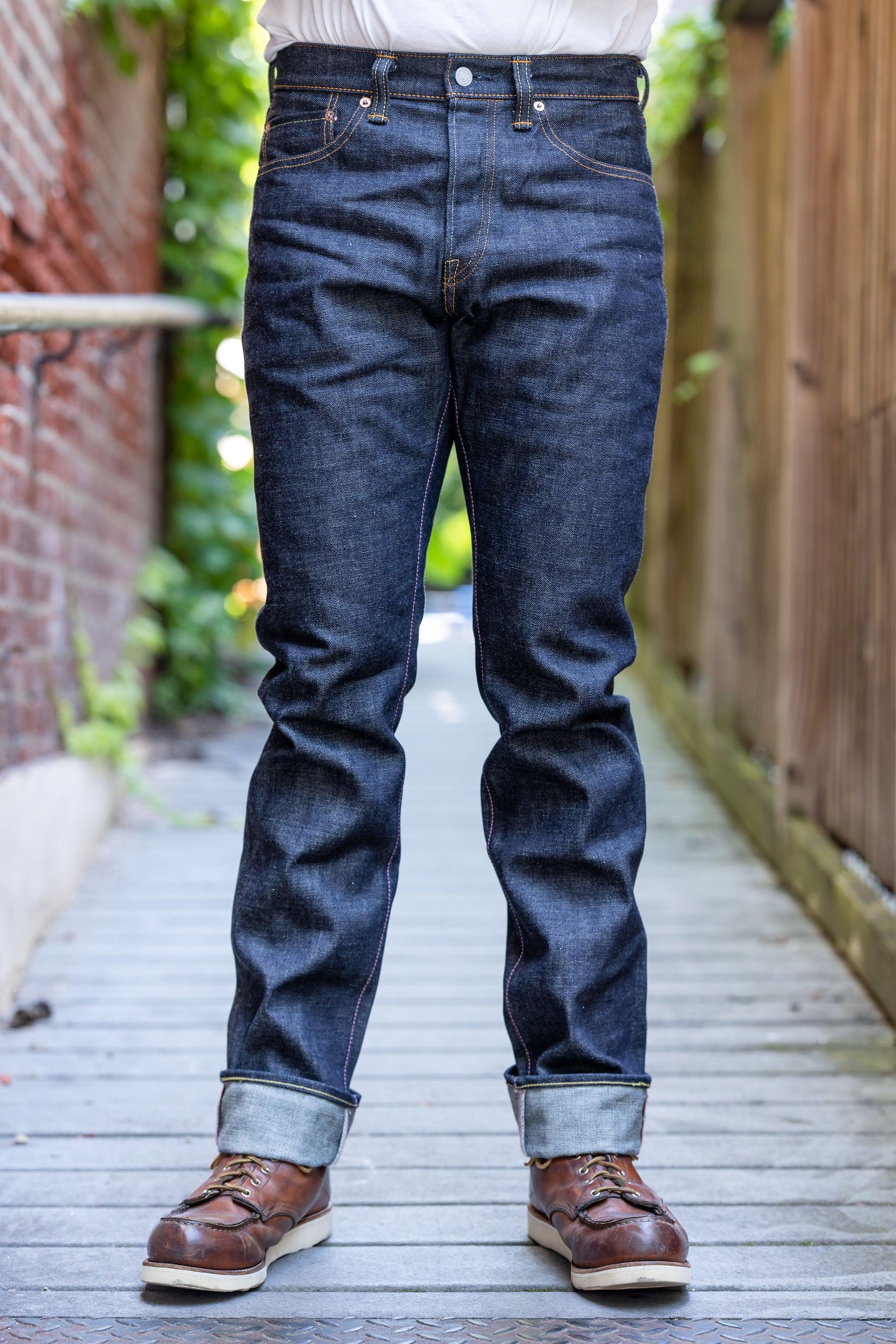 0605-V Natural Tapered 15.7oz Zimbabwe - Indigo