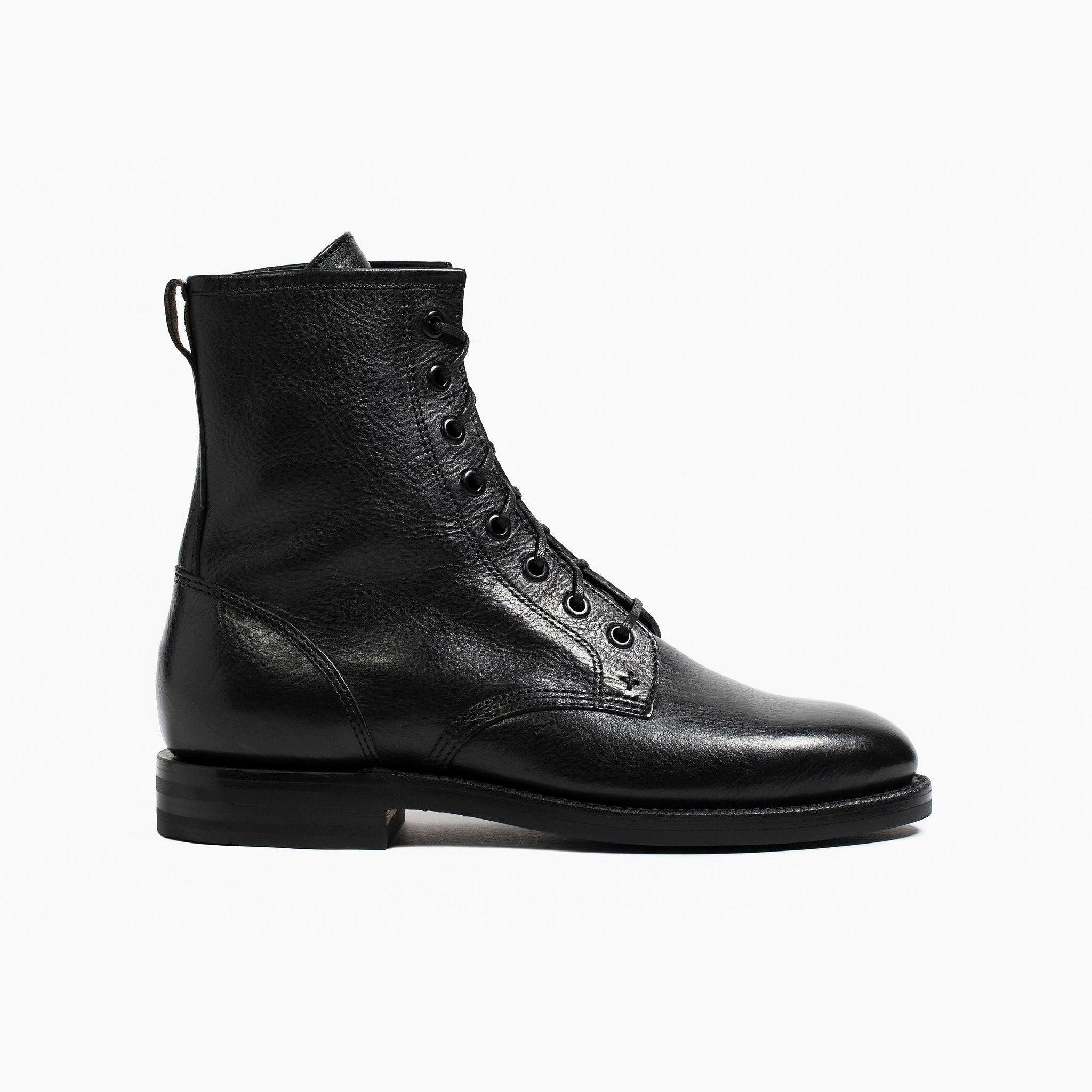 Combat Boot Nero Nappa