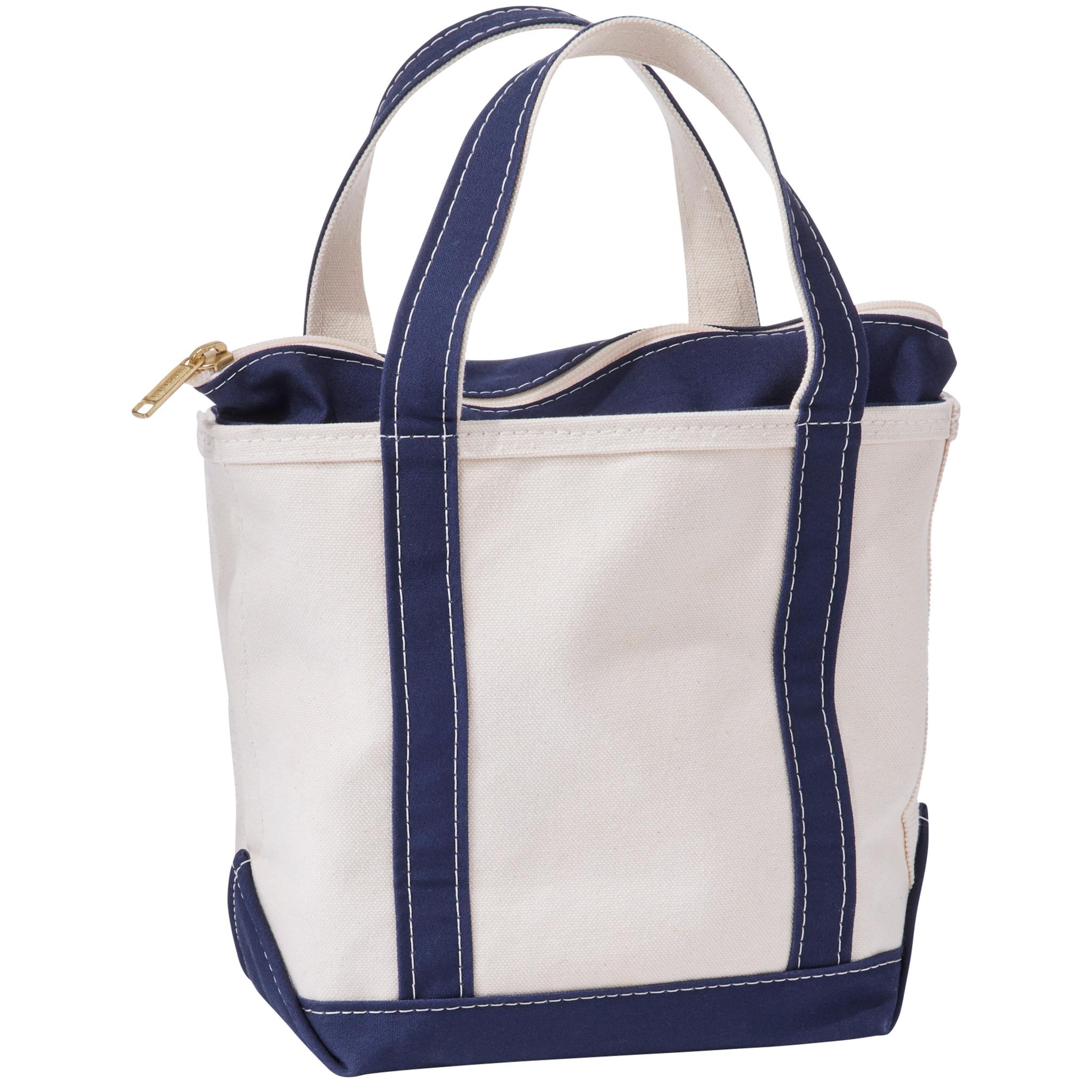 Zip-Top Boat and Tote Small - Blue Trim