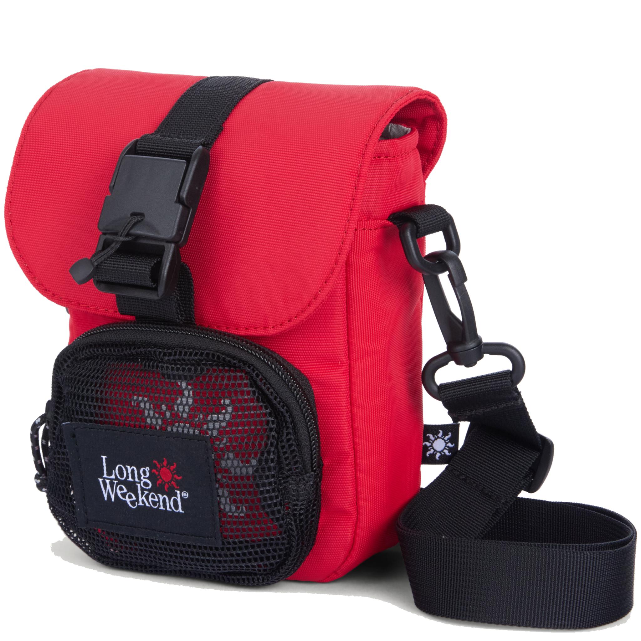 Crossbody Camera Pouch - Chili Red