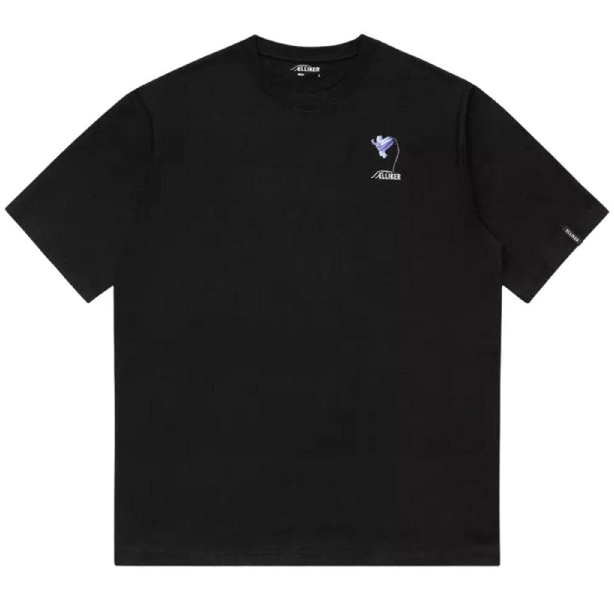 Rill Bluebell Print Short Sleeve T-Shirt 'Black'