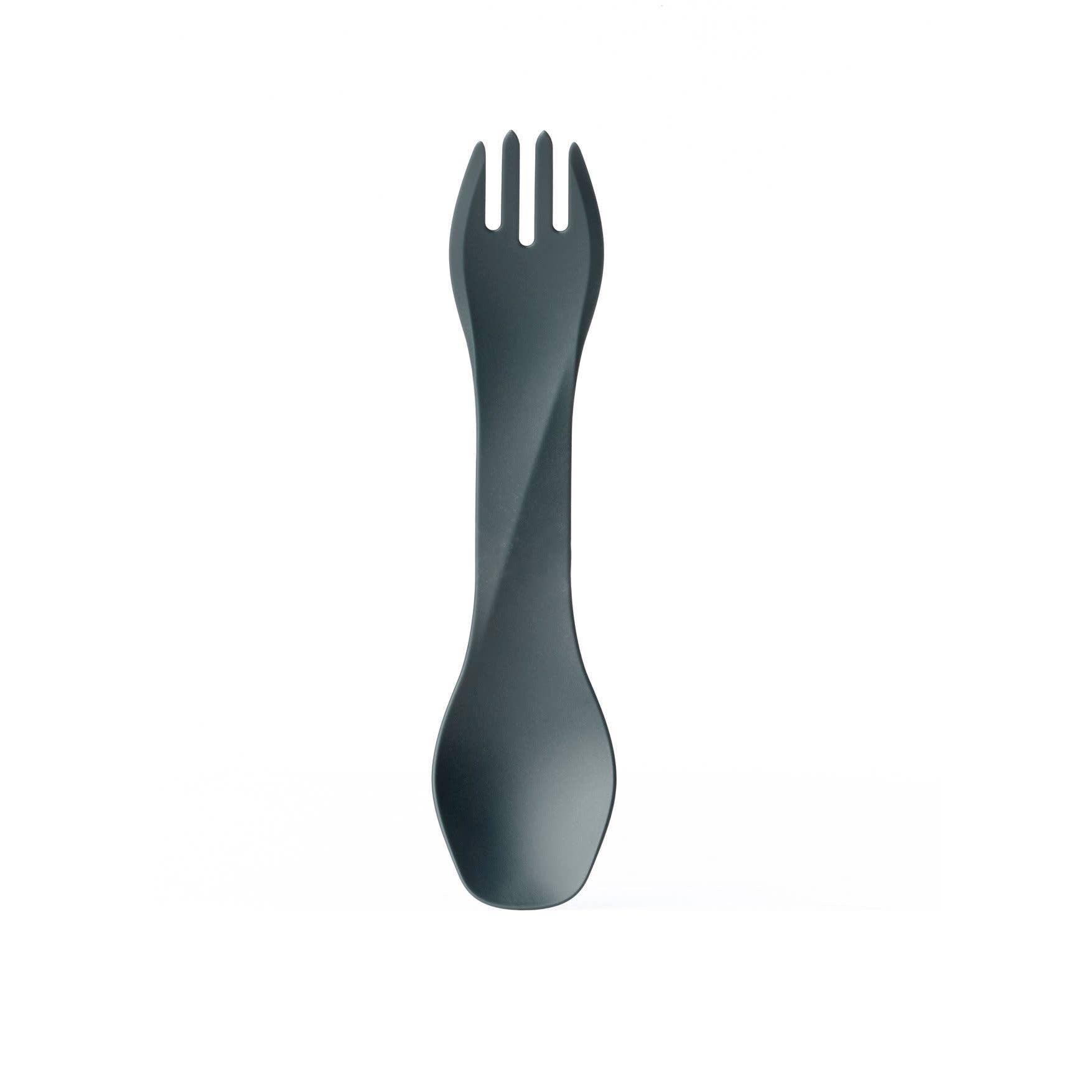 Bio Uno Reusable Spork in Dark Gray