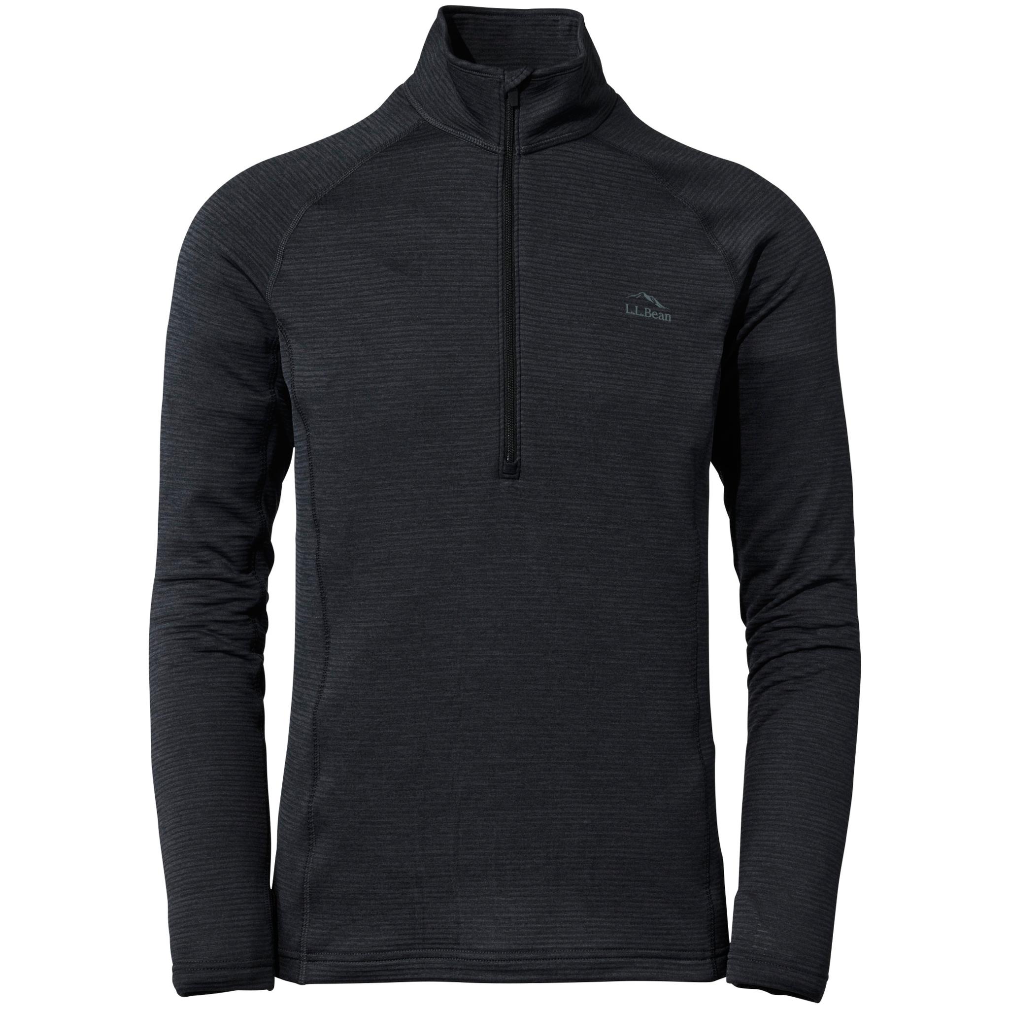 Men’s Midweight Base Layer 1/4-Zip Top - Midnight Black