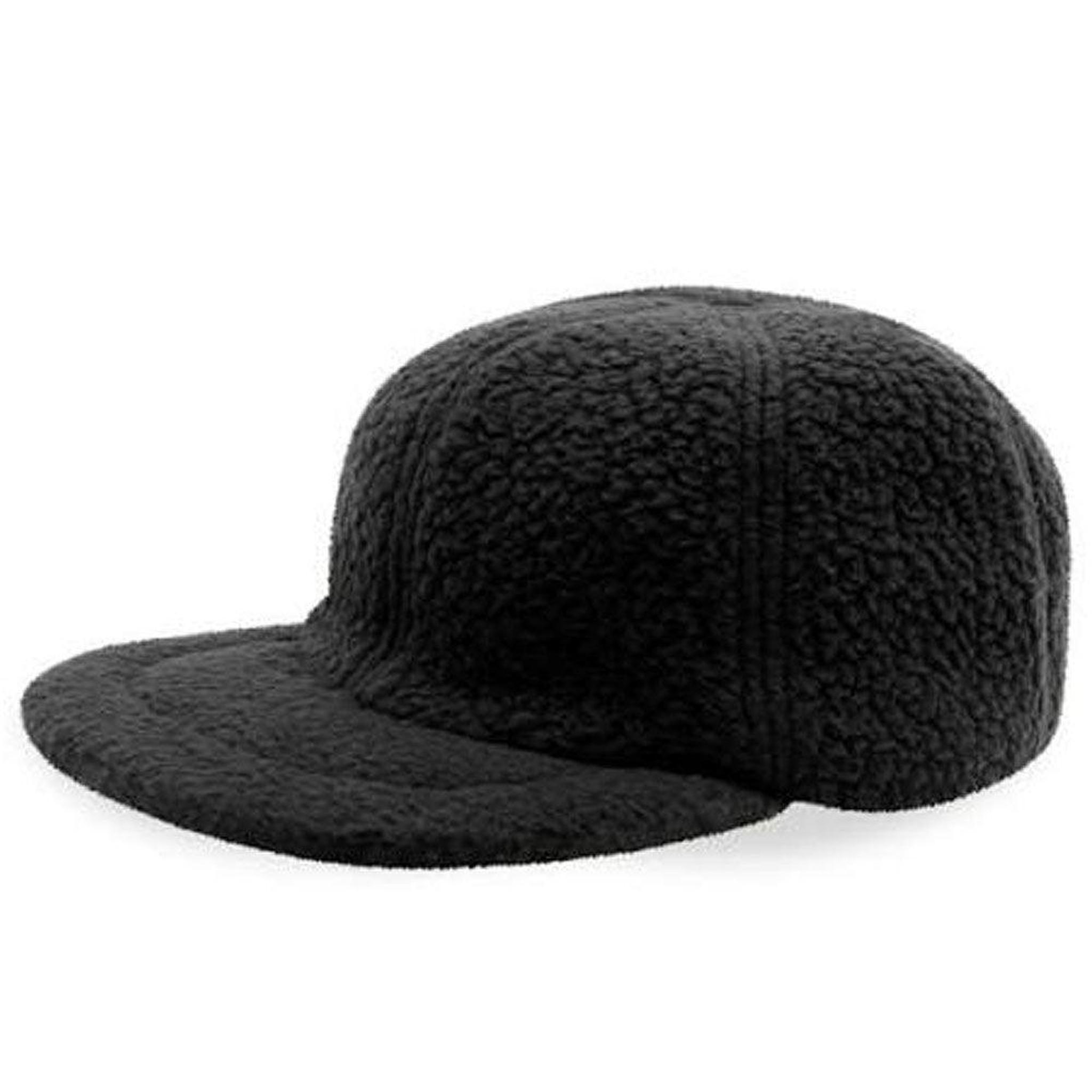 Thermal Boa Fleece Cap - Black