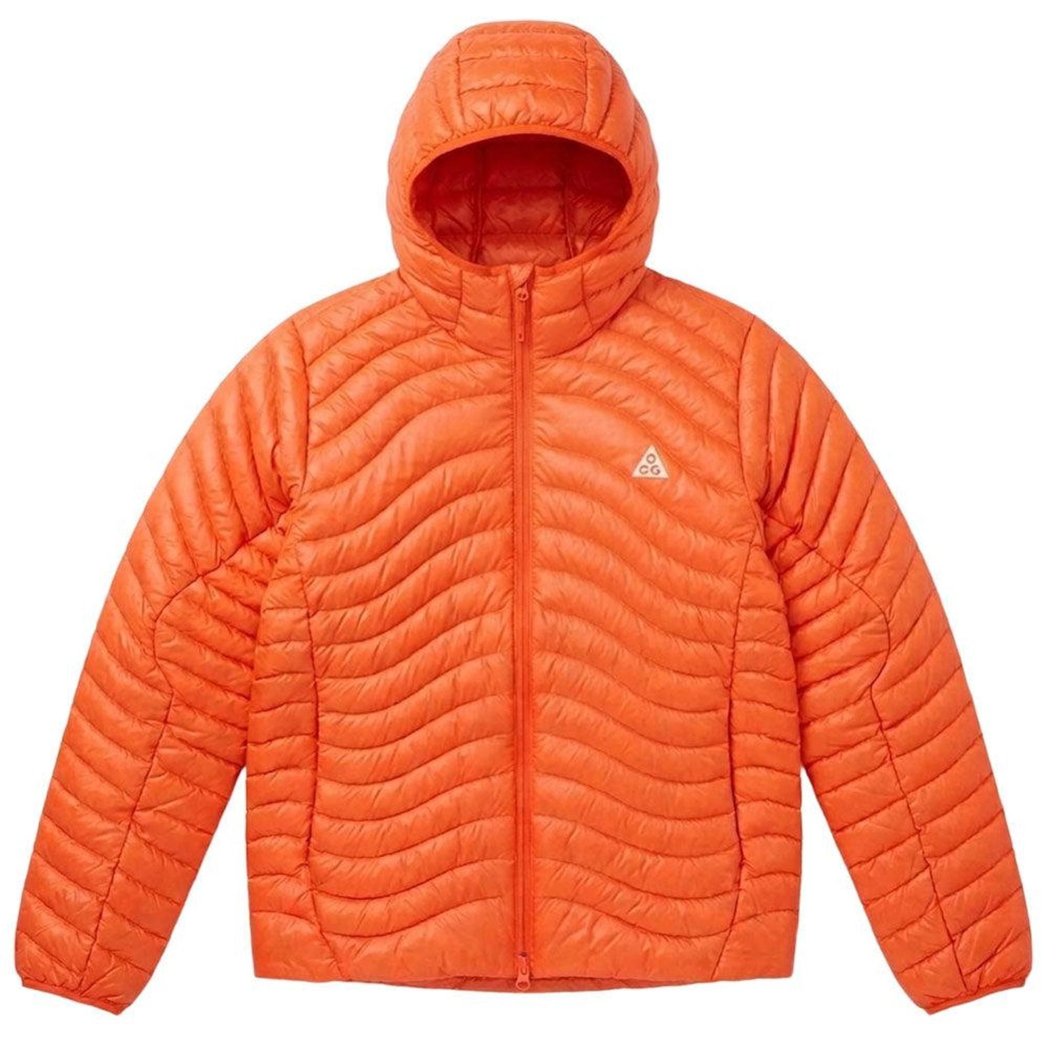ACG Lava Flow Therma-FIT ADV Ultralight Down Jacket - Safety Orange / Summit White