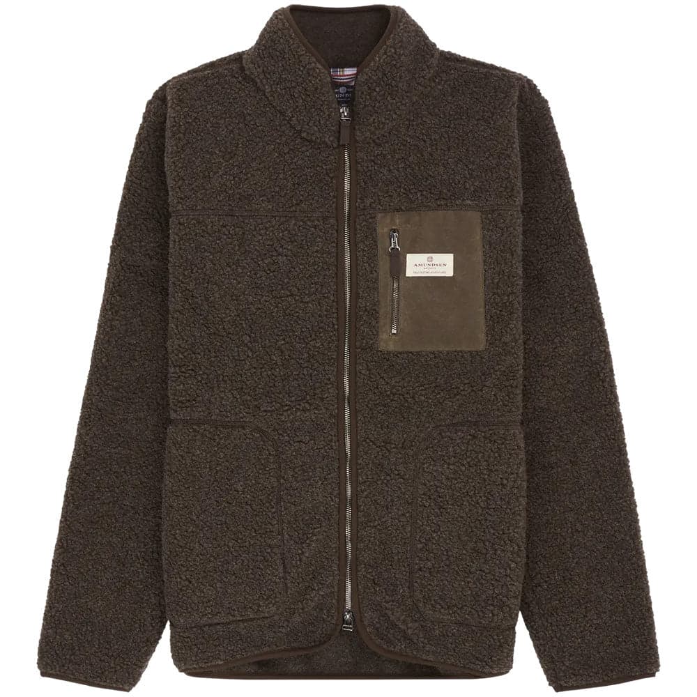 Heroes Wool Fleece Jacket Mens Cowboy