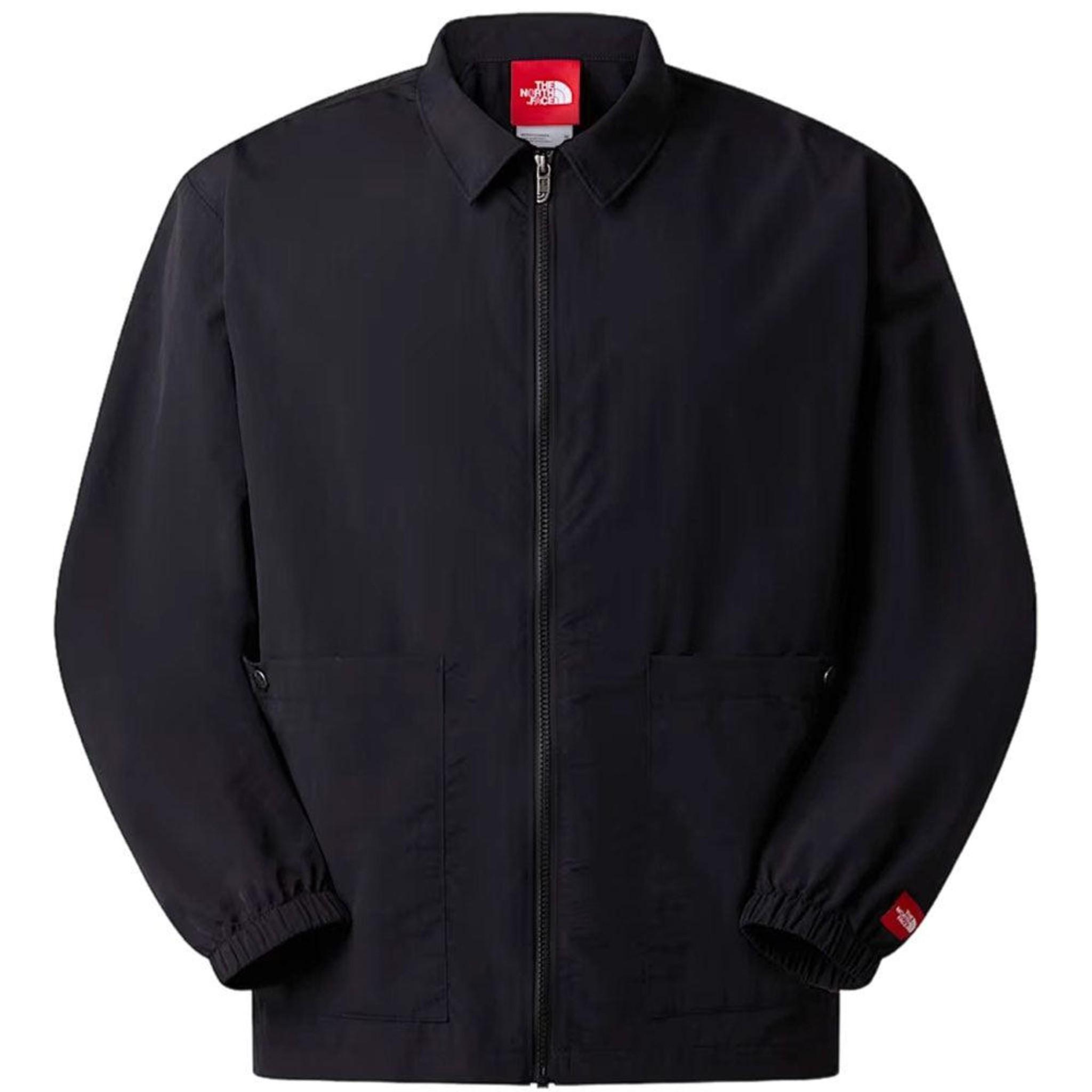 TNFåä? Red Box Nylon L/S Shirt 'TNF Black'