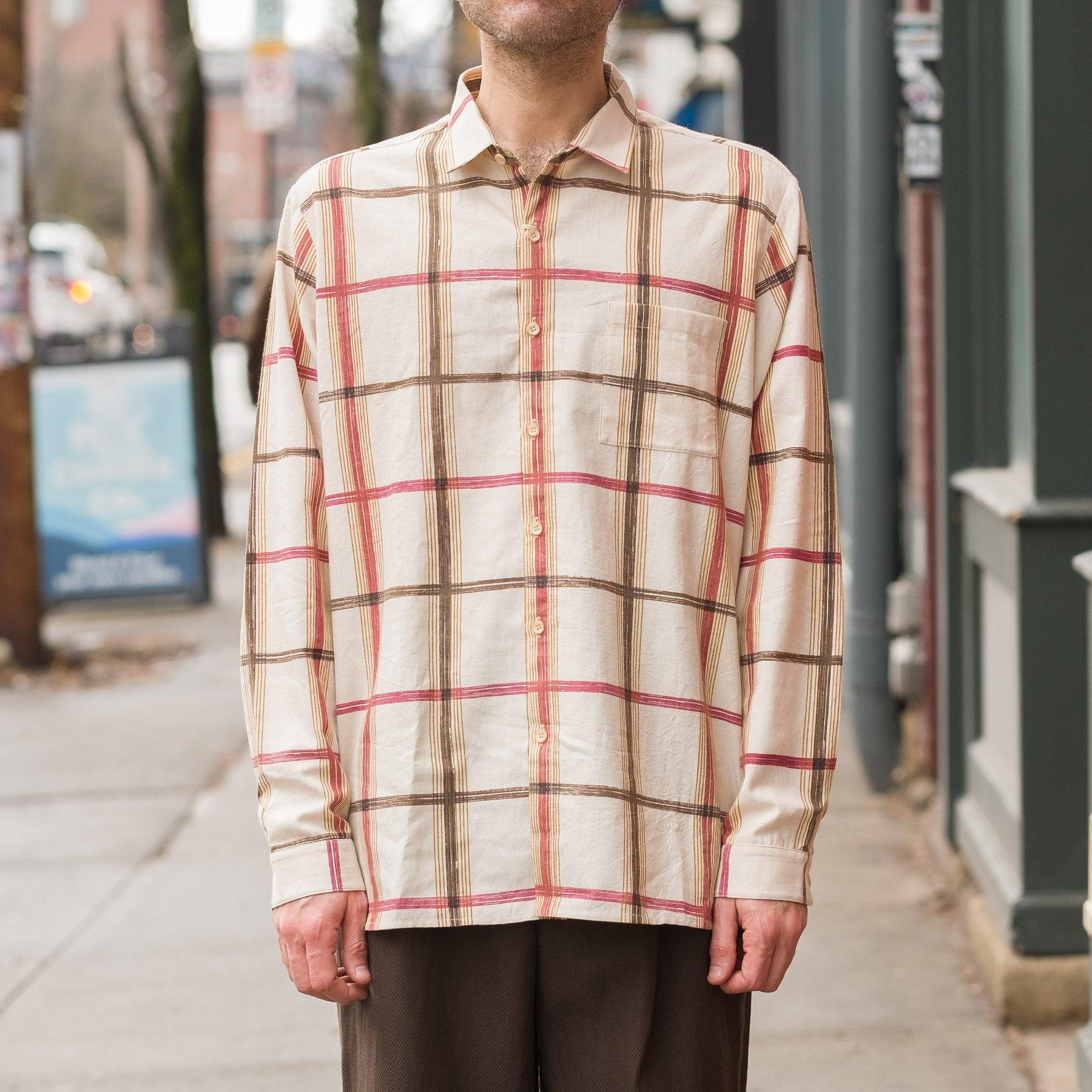 Lover's Shirt in Hand Painted Plaid