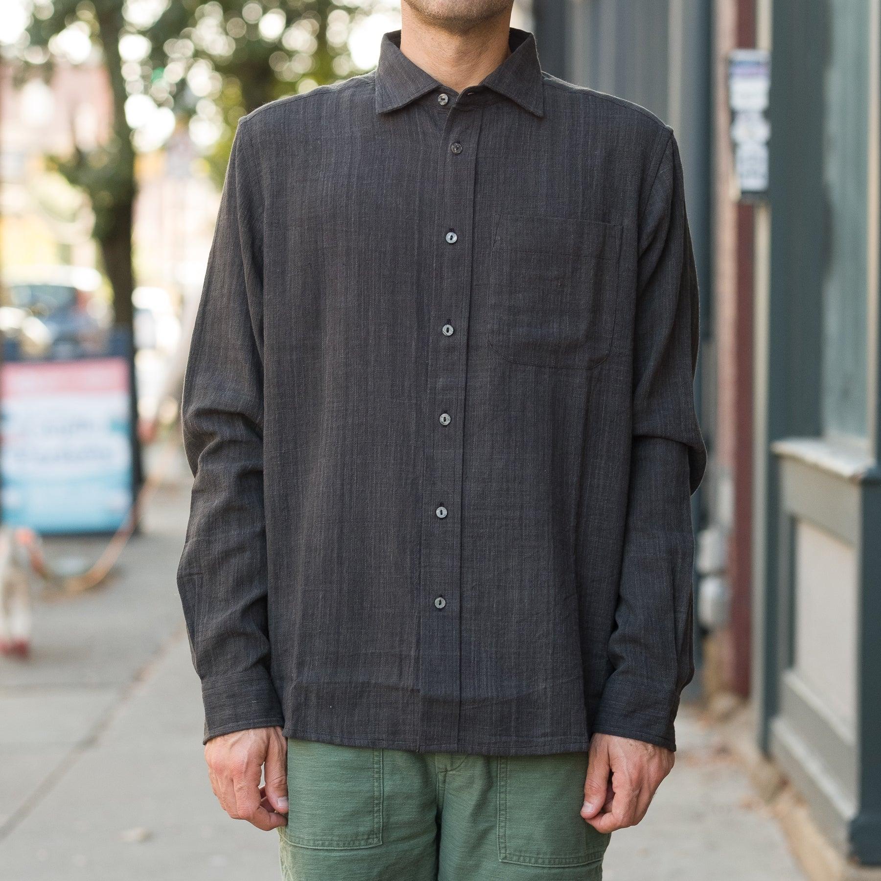 Matty Longsleeve Shirt in Iron