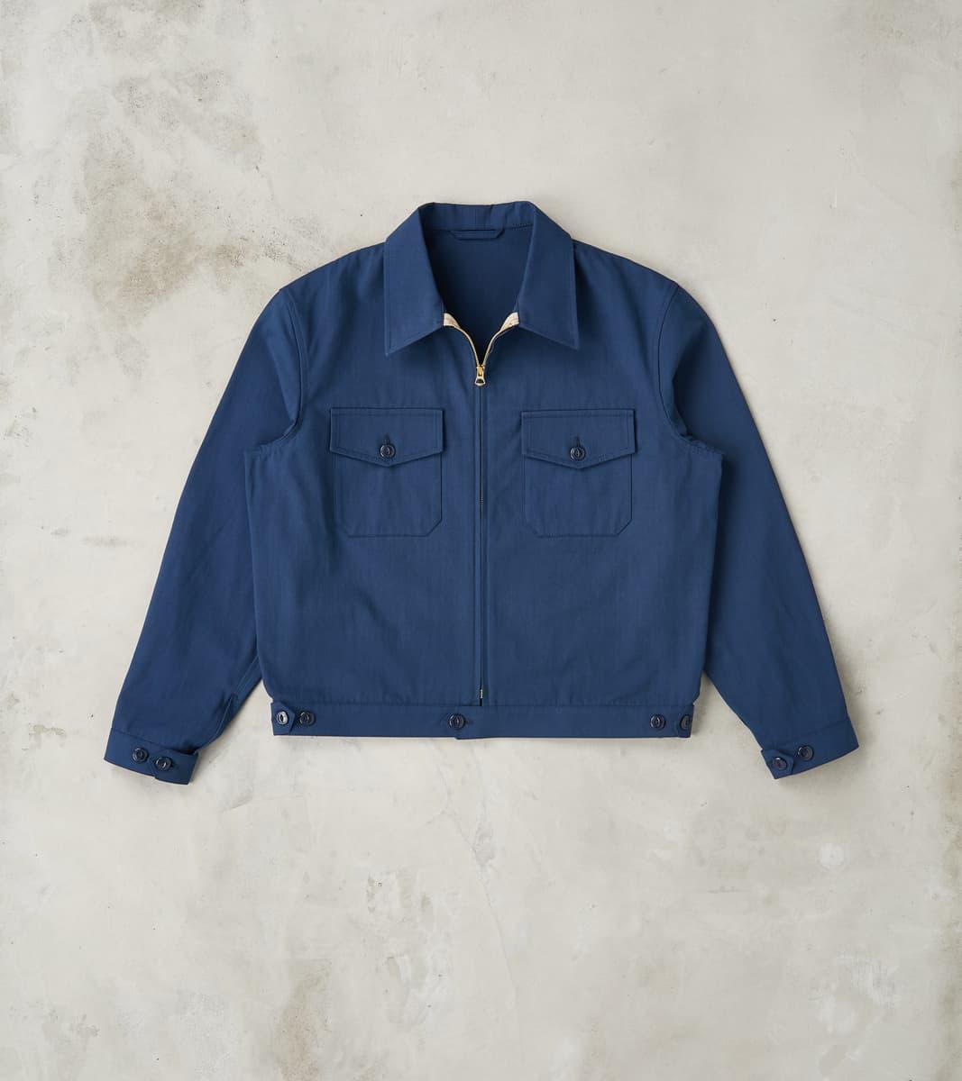 Albert Mechanic Jacket - Navy Cotton Canvas