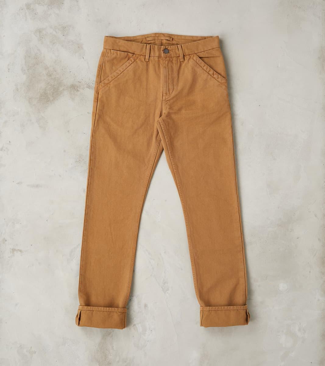 Workers Chino - 14oz Japanese Military Slub Canvas - Tan