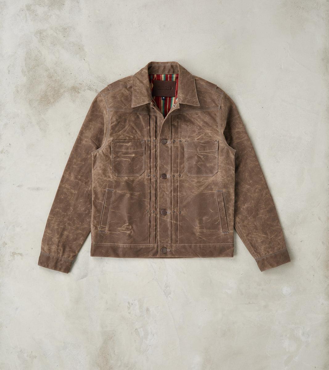 Riders Jacket - 10oz Martexin Waxed Army Duck - Oak