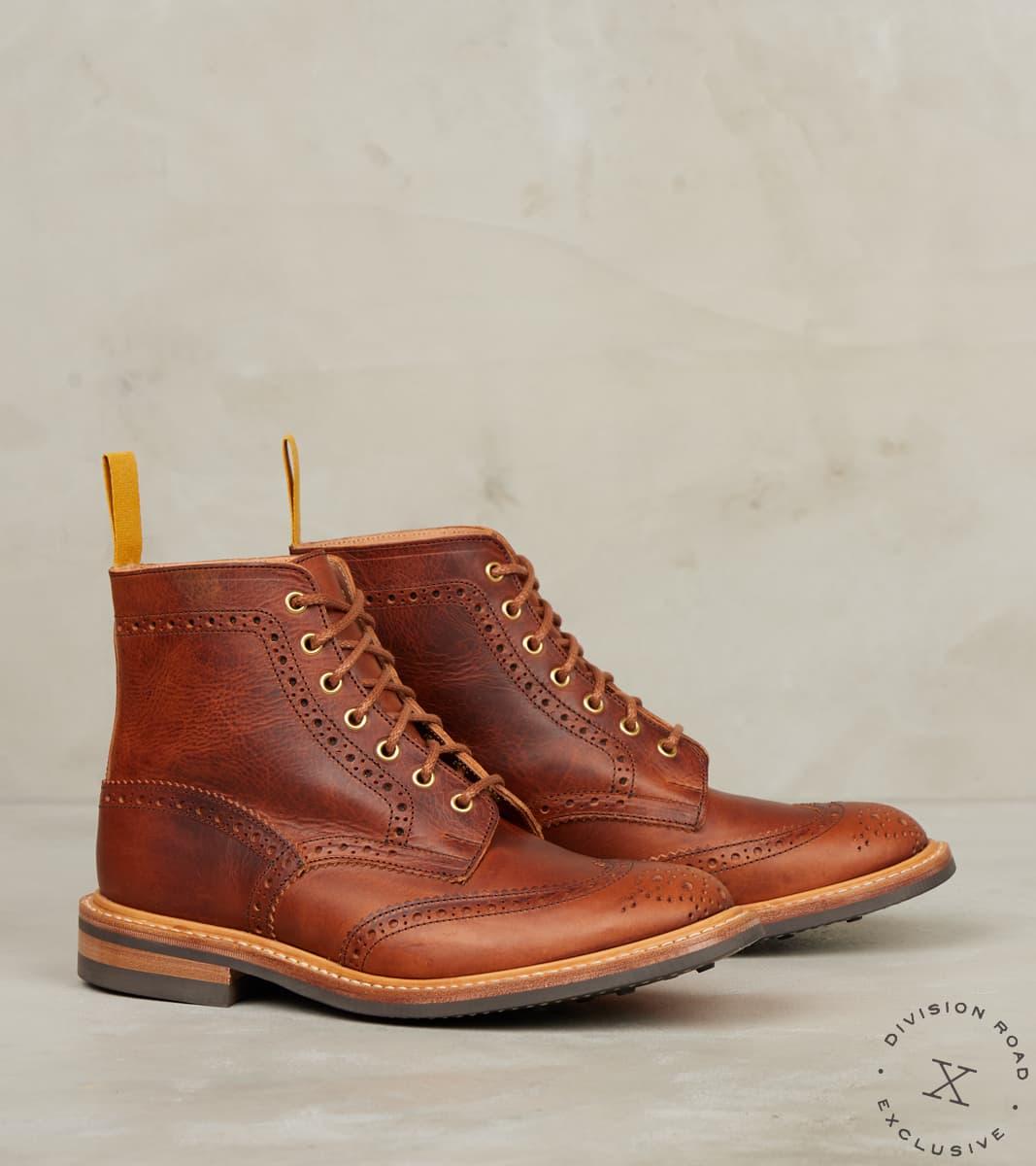 Stow Boot - 4497 - Dainite - Badalassi Cognac Carlo Wax
