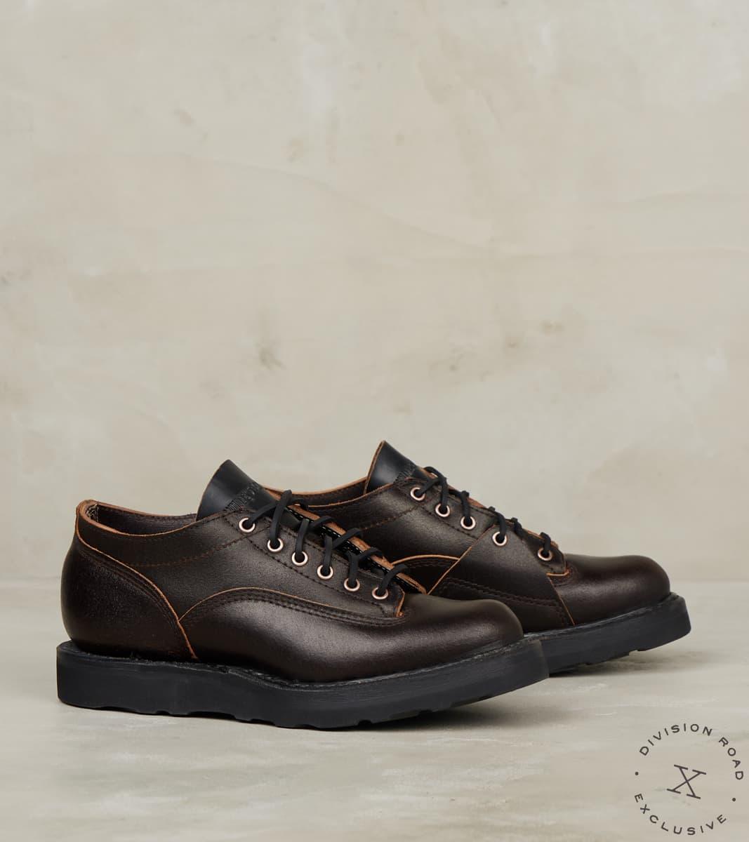 LTT Oxford 300 - C461 - Vibram 4014 - Horween Dark Brown Waxed Flesh