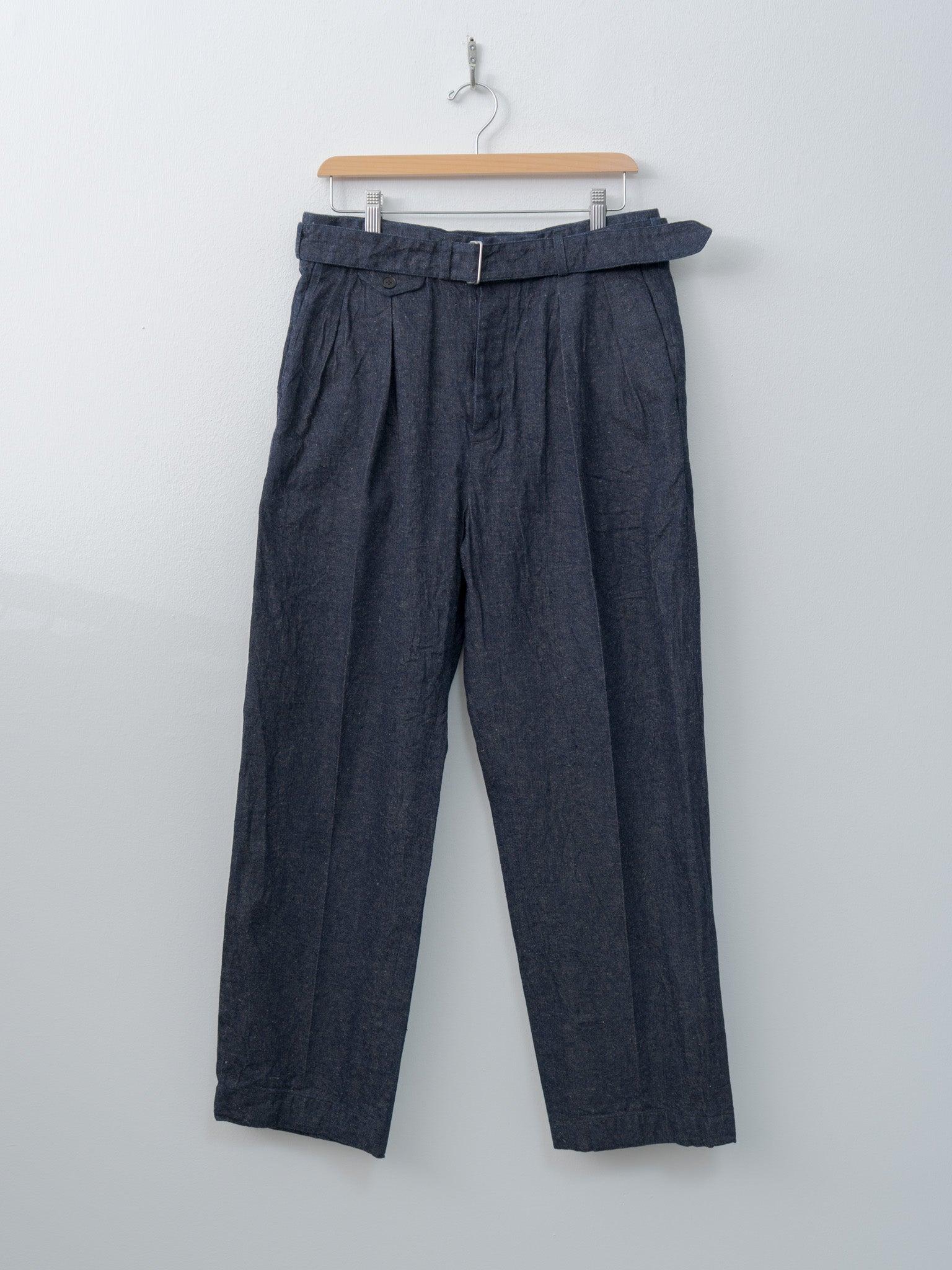 Cotton Linen Denim Riviera Trousers - Indigo