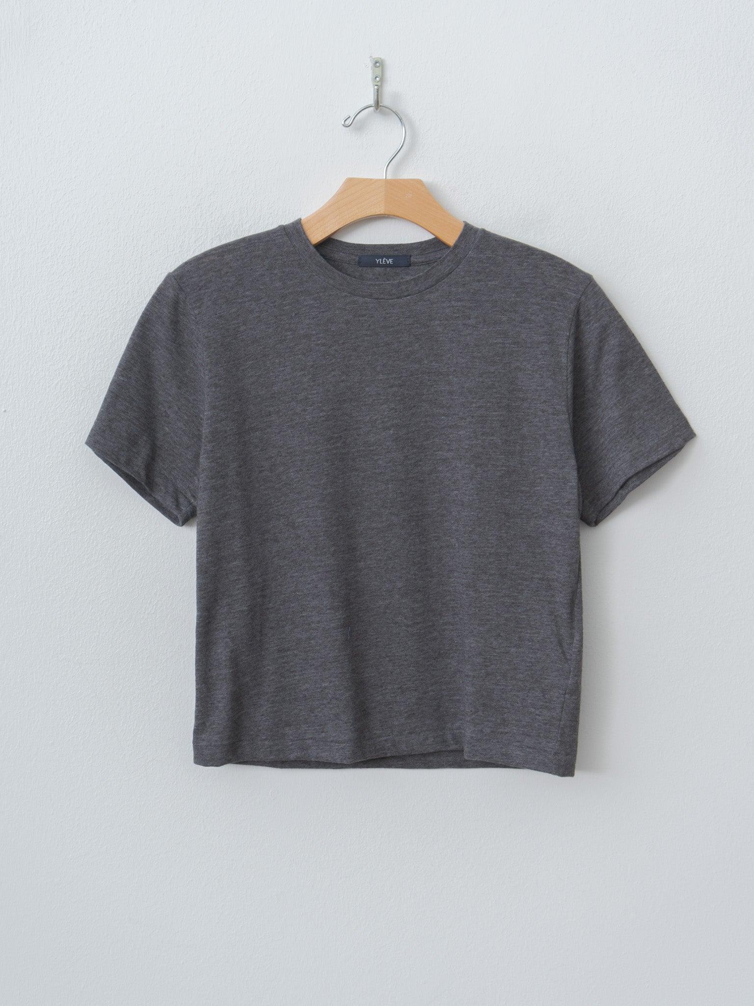 T/C Slub Yarn Jersey T - Charcoal