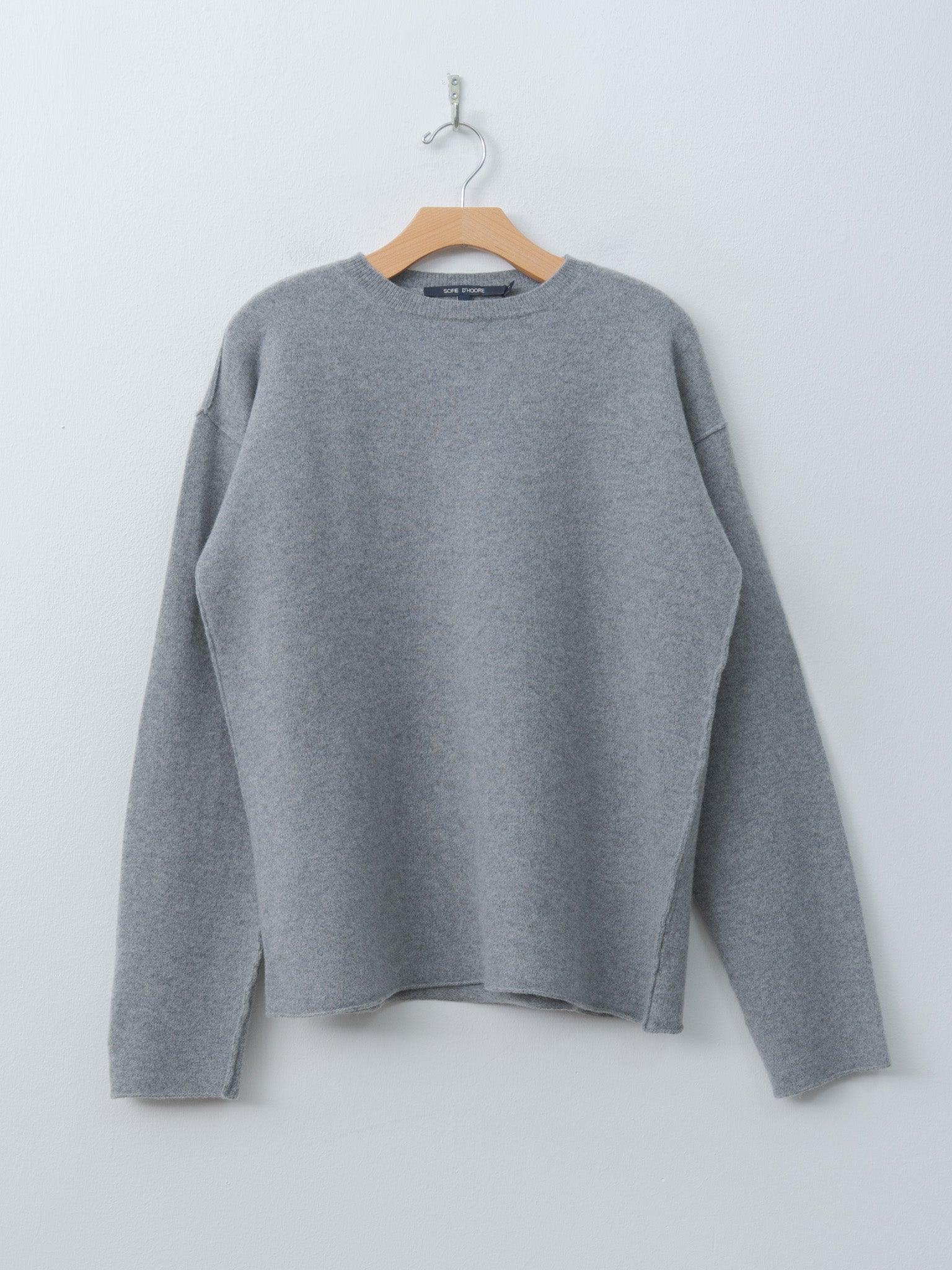 MILES Sweater YCOM - Mid Gray Melange, Anthracite