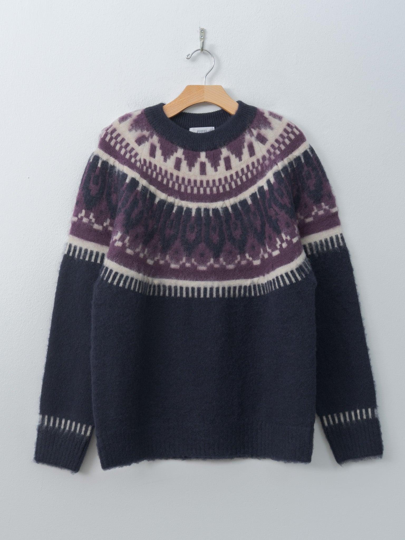 Snow Sweater - Brown, Navy