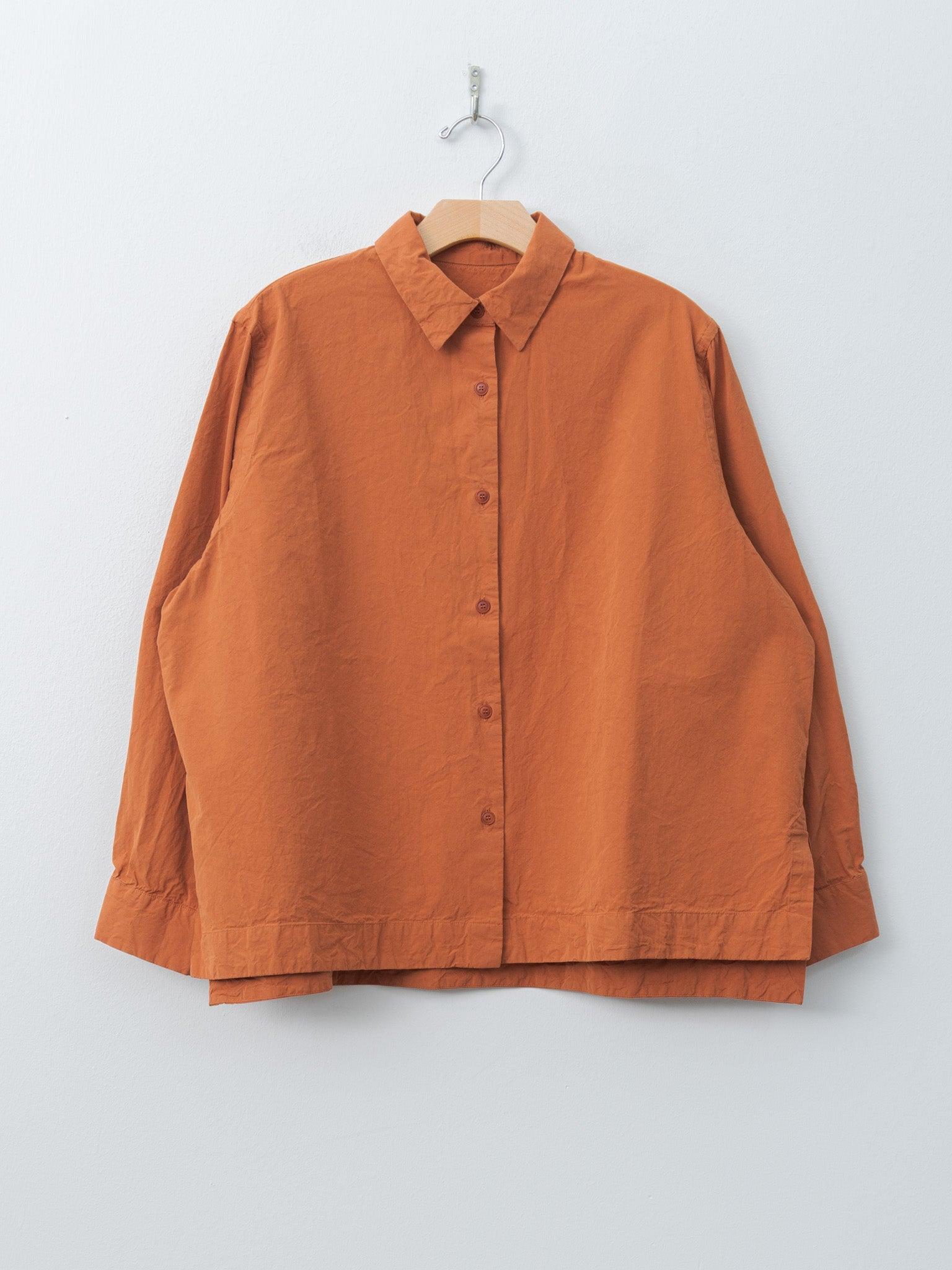 Biggy Shirt PAPER COT - Brick, Ebony