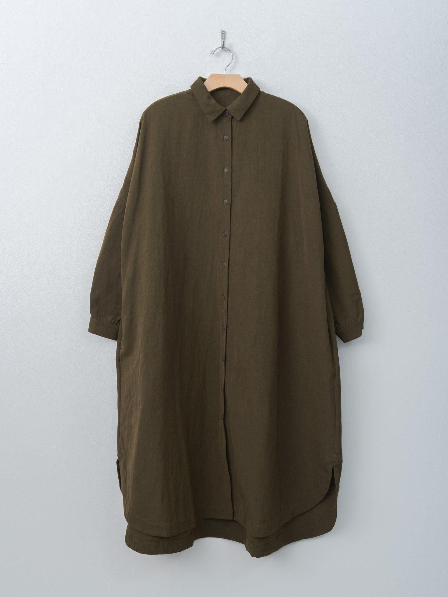 Yuki Dress DRY WOOL - Khaki