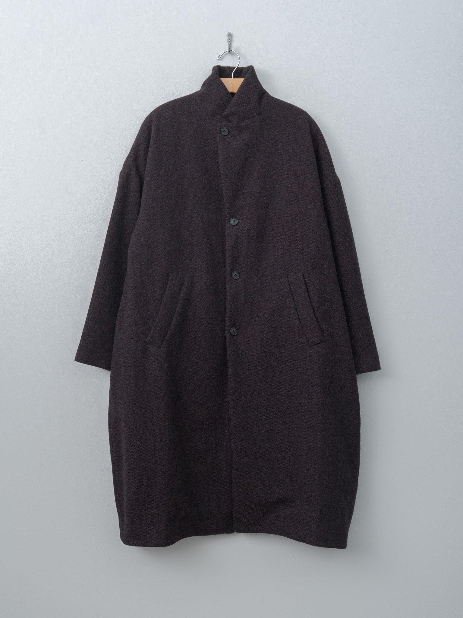 Millie Coat - Black Bordeaux