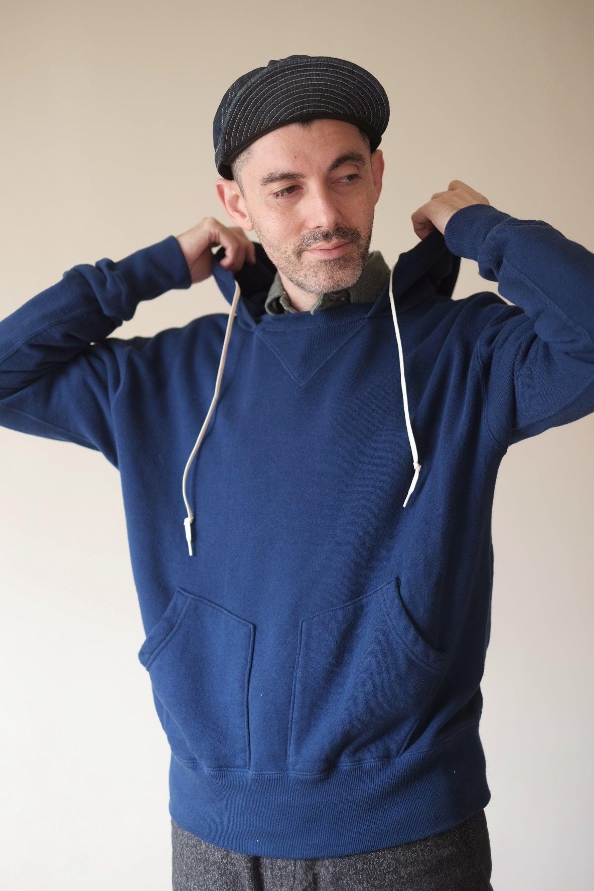 {Now Shipping} Titan 11 oz. Loopwheel Double-V Afterhood Sweatshirt (Garment-dyed Blue)