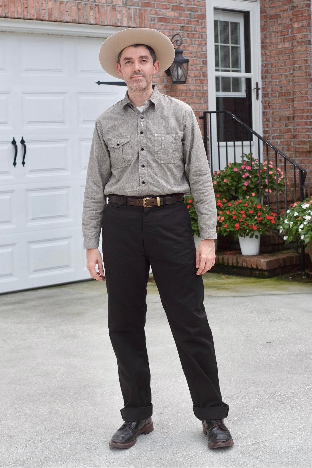 {Now Shipping} Oilman 7.7 oz. Chino Twill Work Pants (Black)
