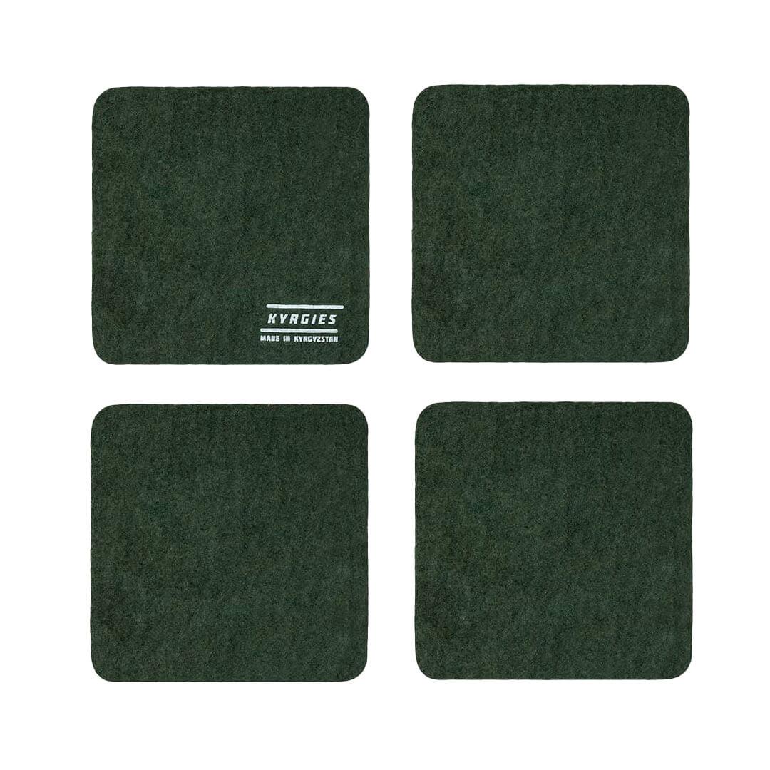 Coaster 4-Pack - Pine Green