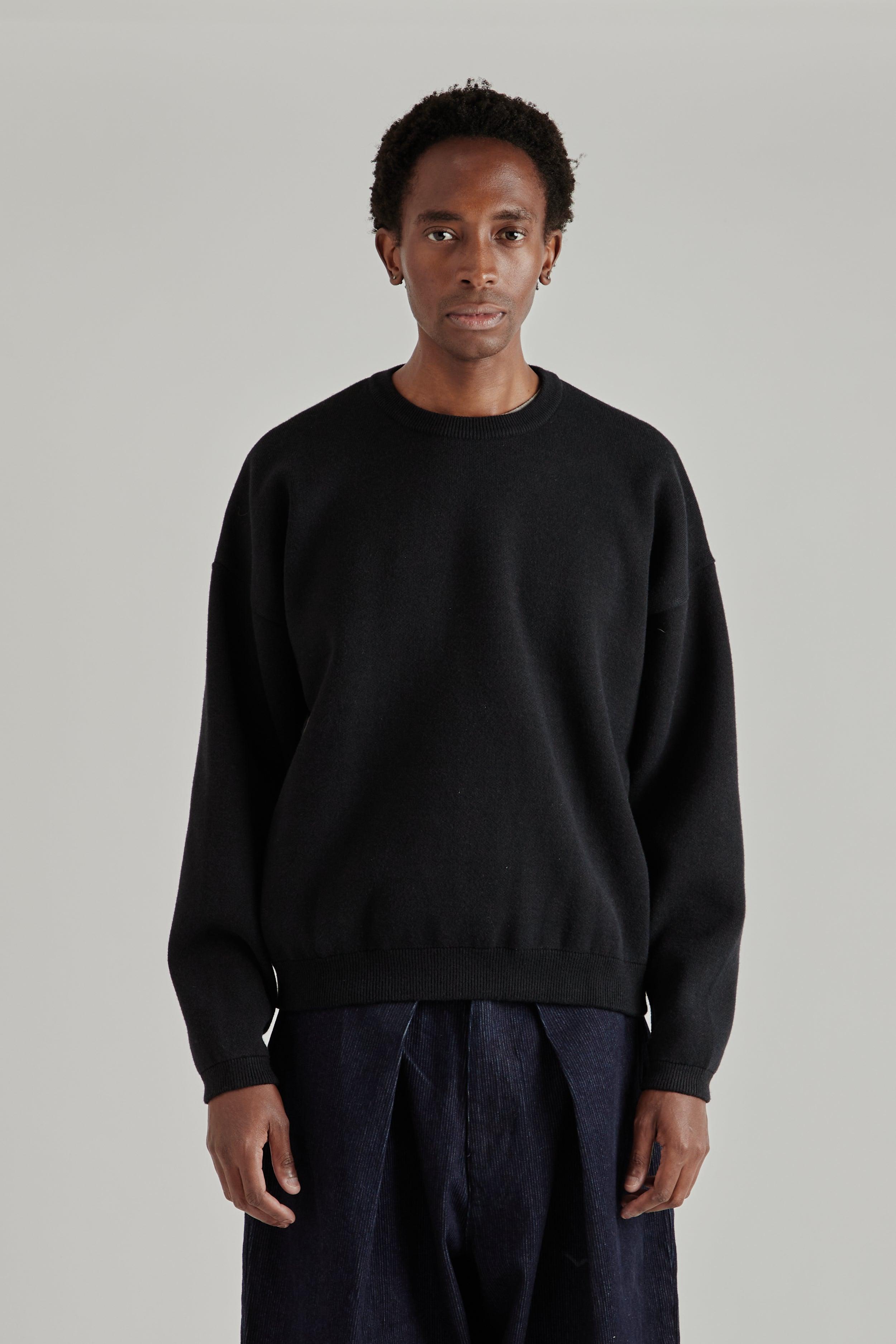 Balloon Heavy Sweater - Black