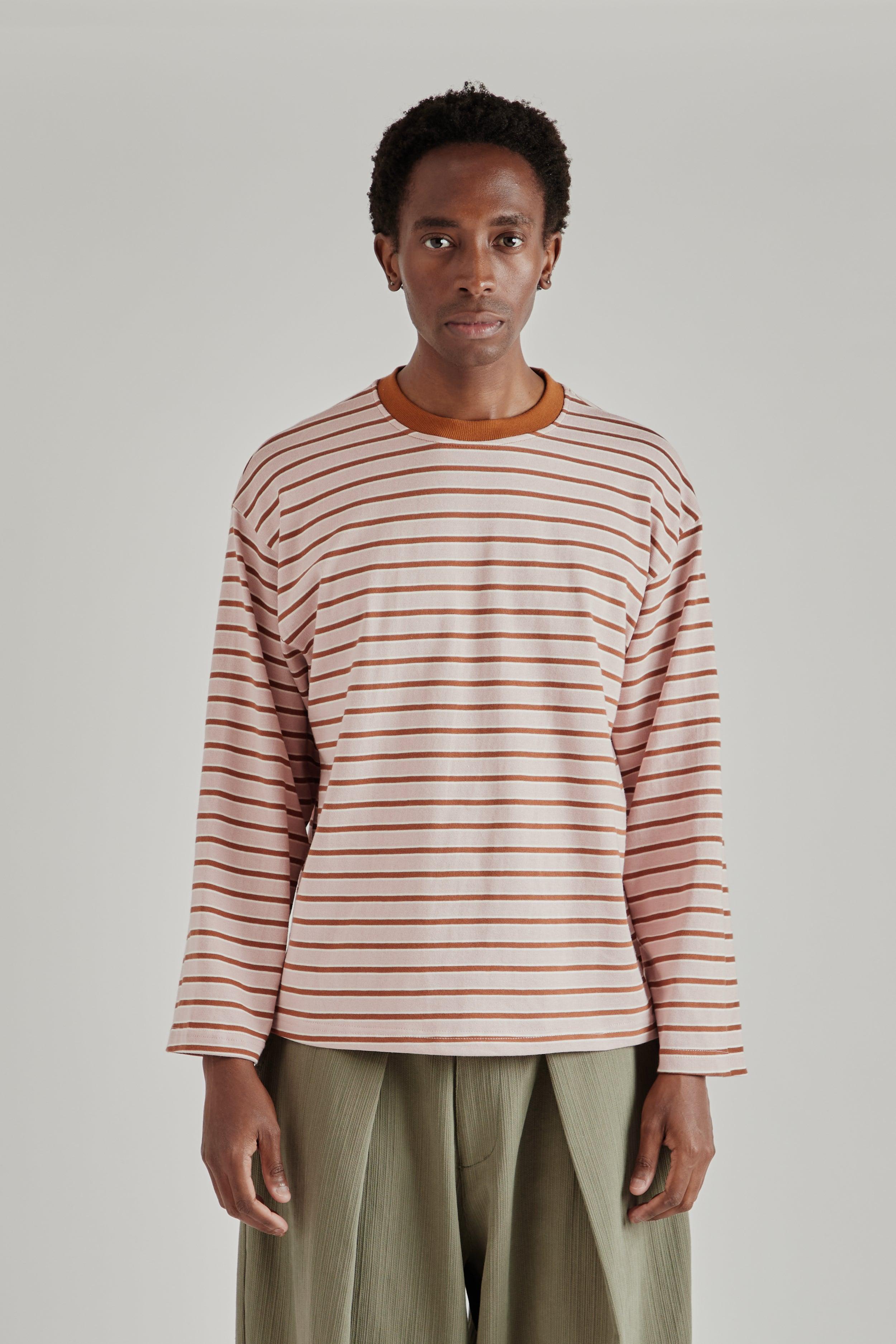 Longsleeve Stripe Tee - Pink
