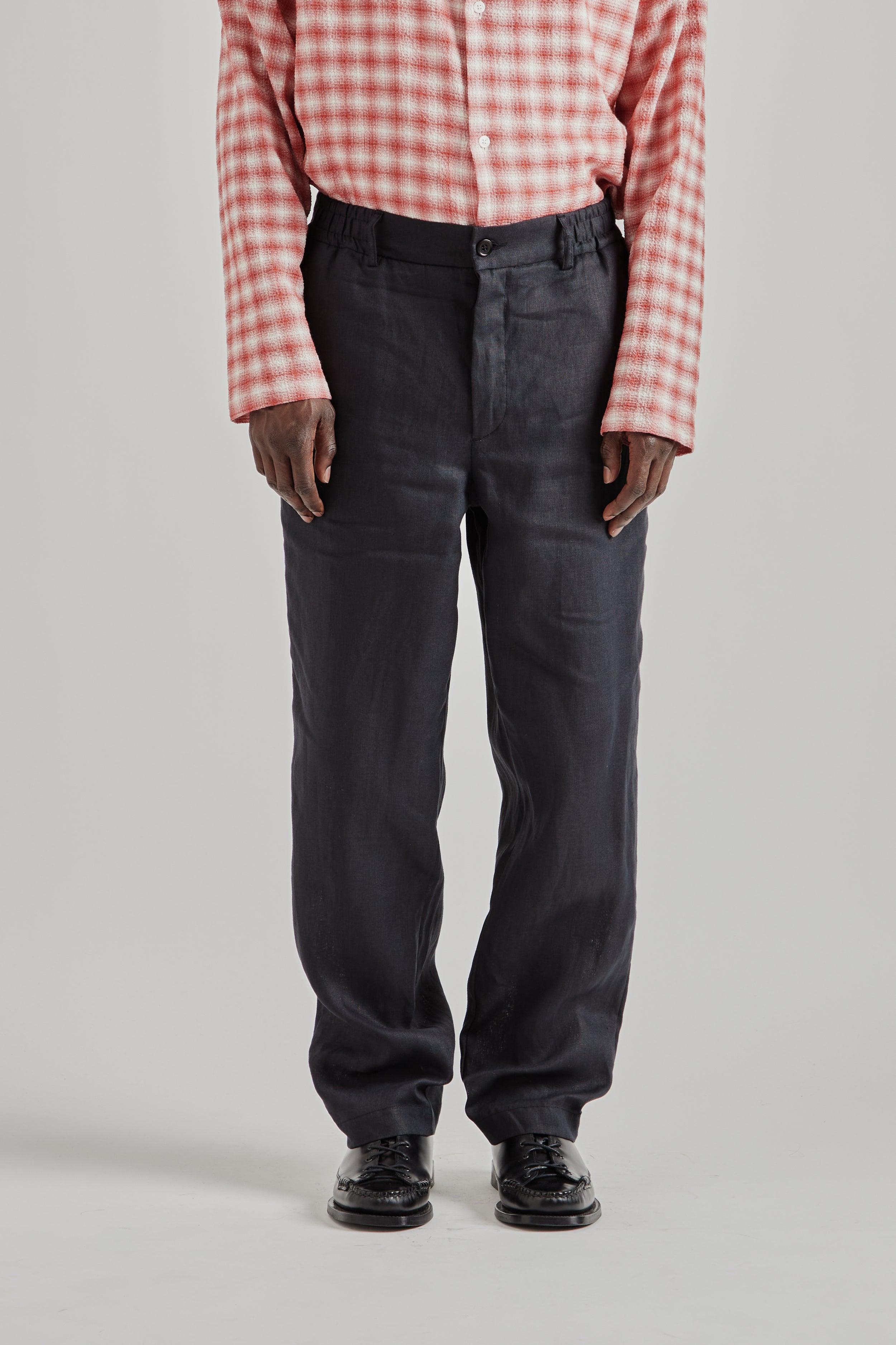 Lounge Pants - Linen Black