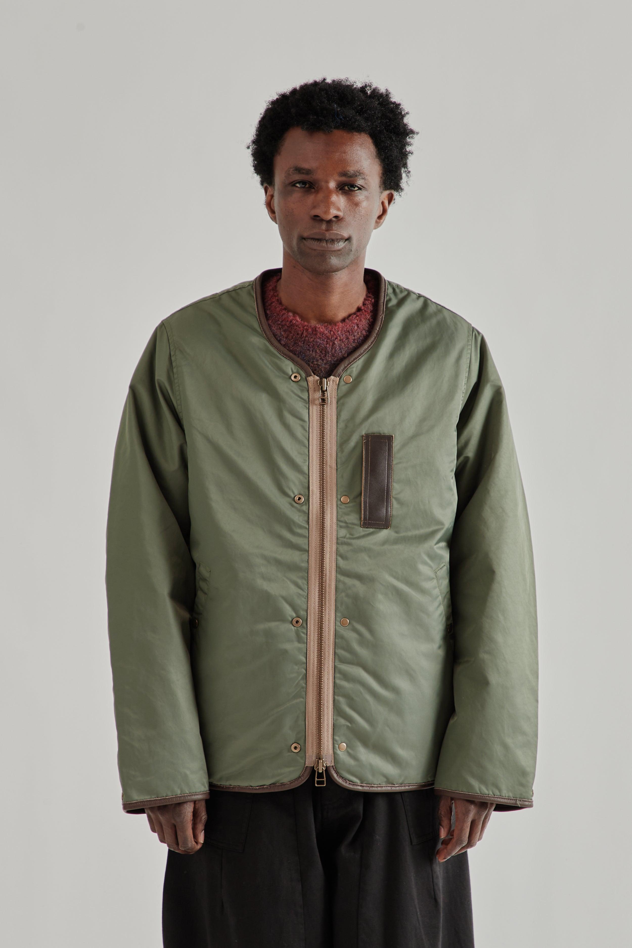 Reversible MA-1 Liner Jacket - Olive