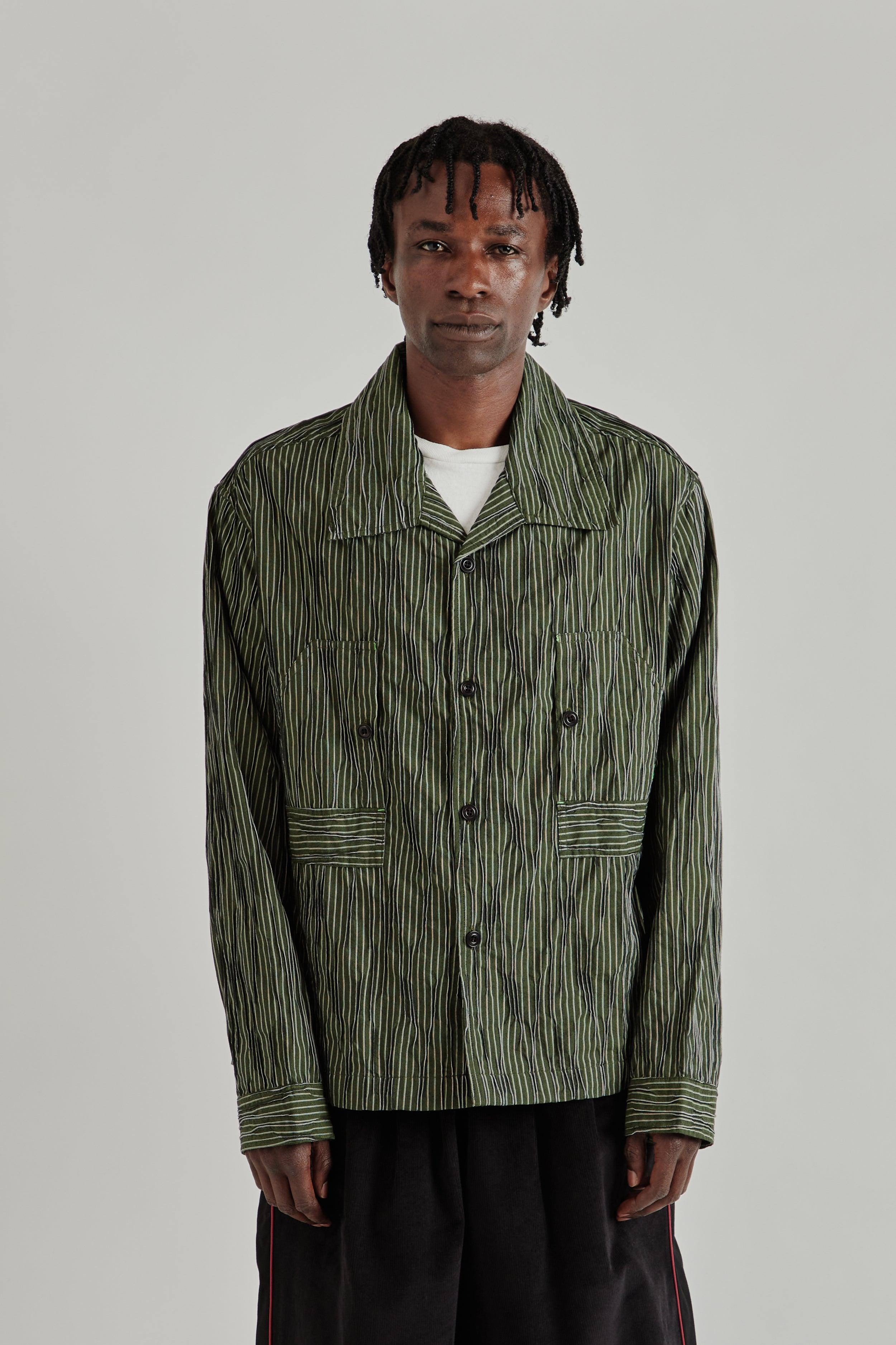 Workers Shirt - Tucked Dobby Stripe