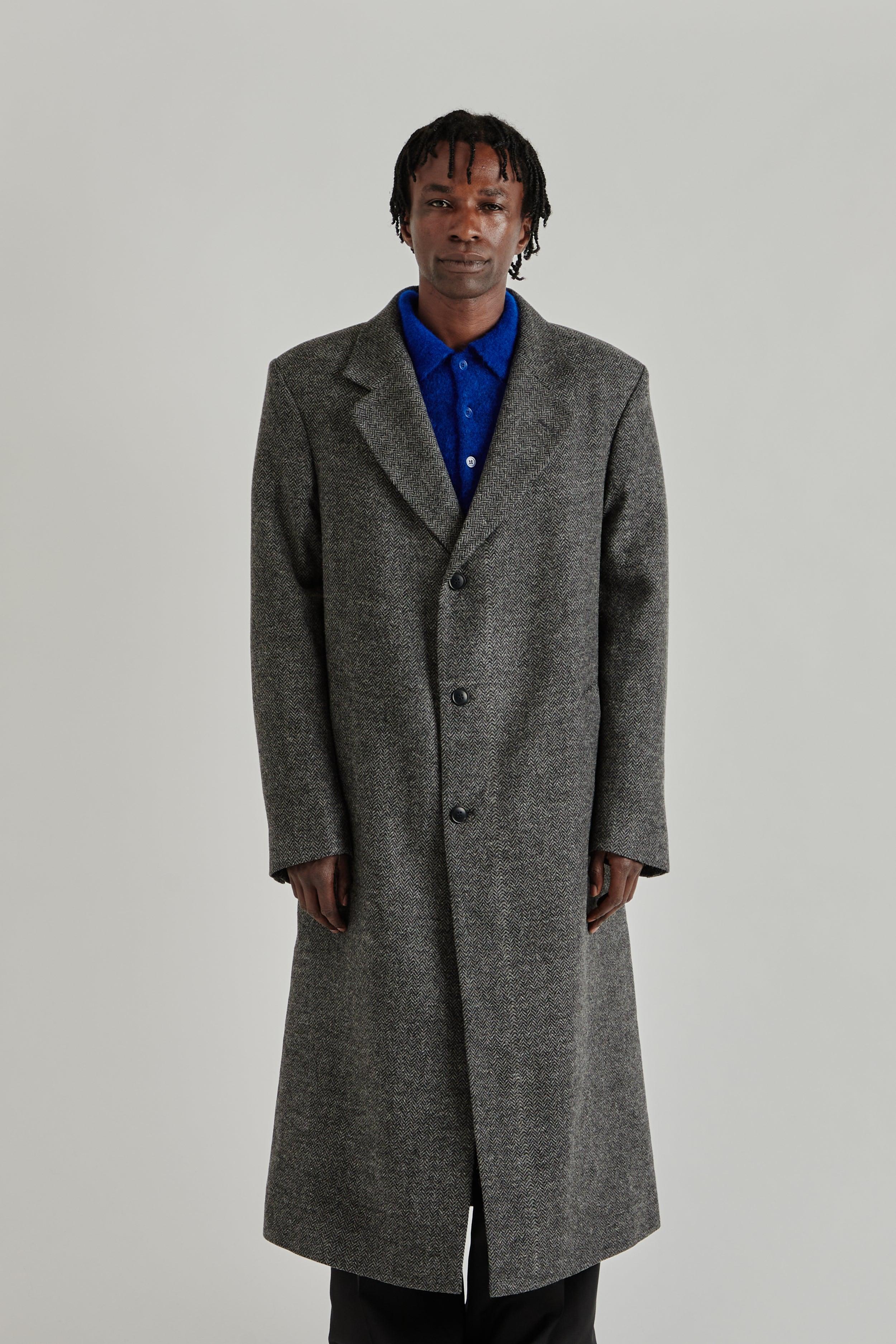 Single Breasted Coat - Antracite
